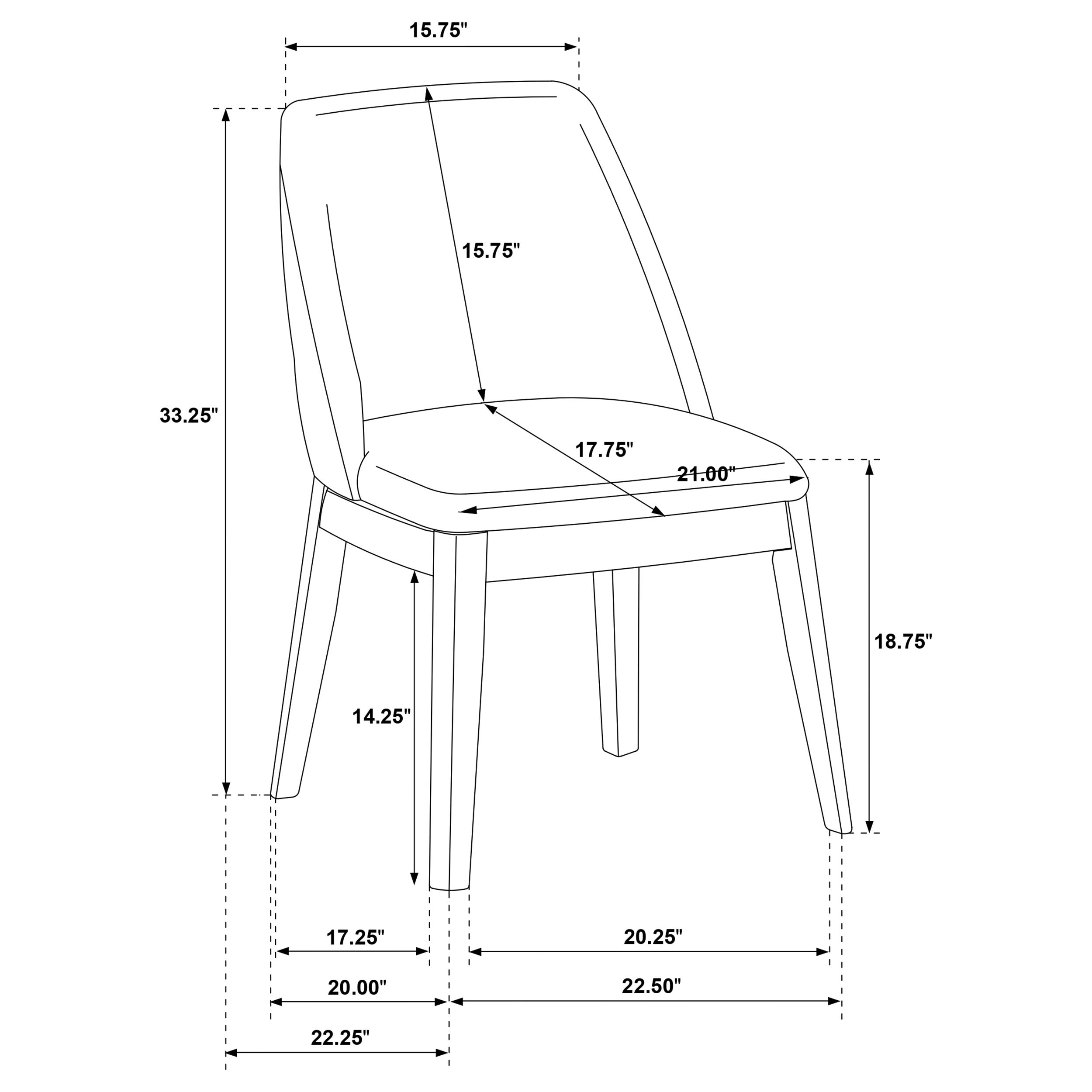 Franklin Dining Side Chair - Romeo & Juliet Furniture (Warren,MI)