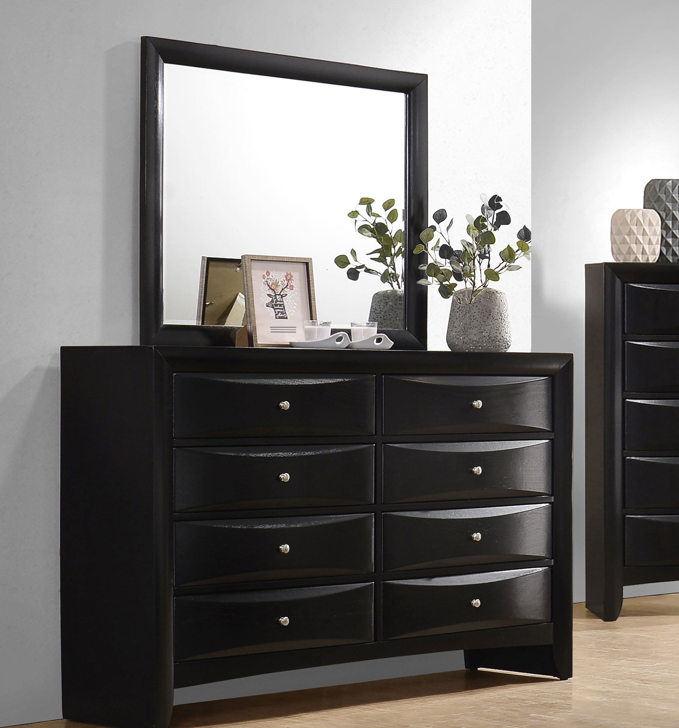 Briana Dresser with Mirror - Romeo & Juliet Furniture (Warren,MI)