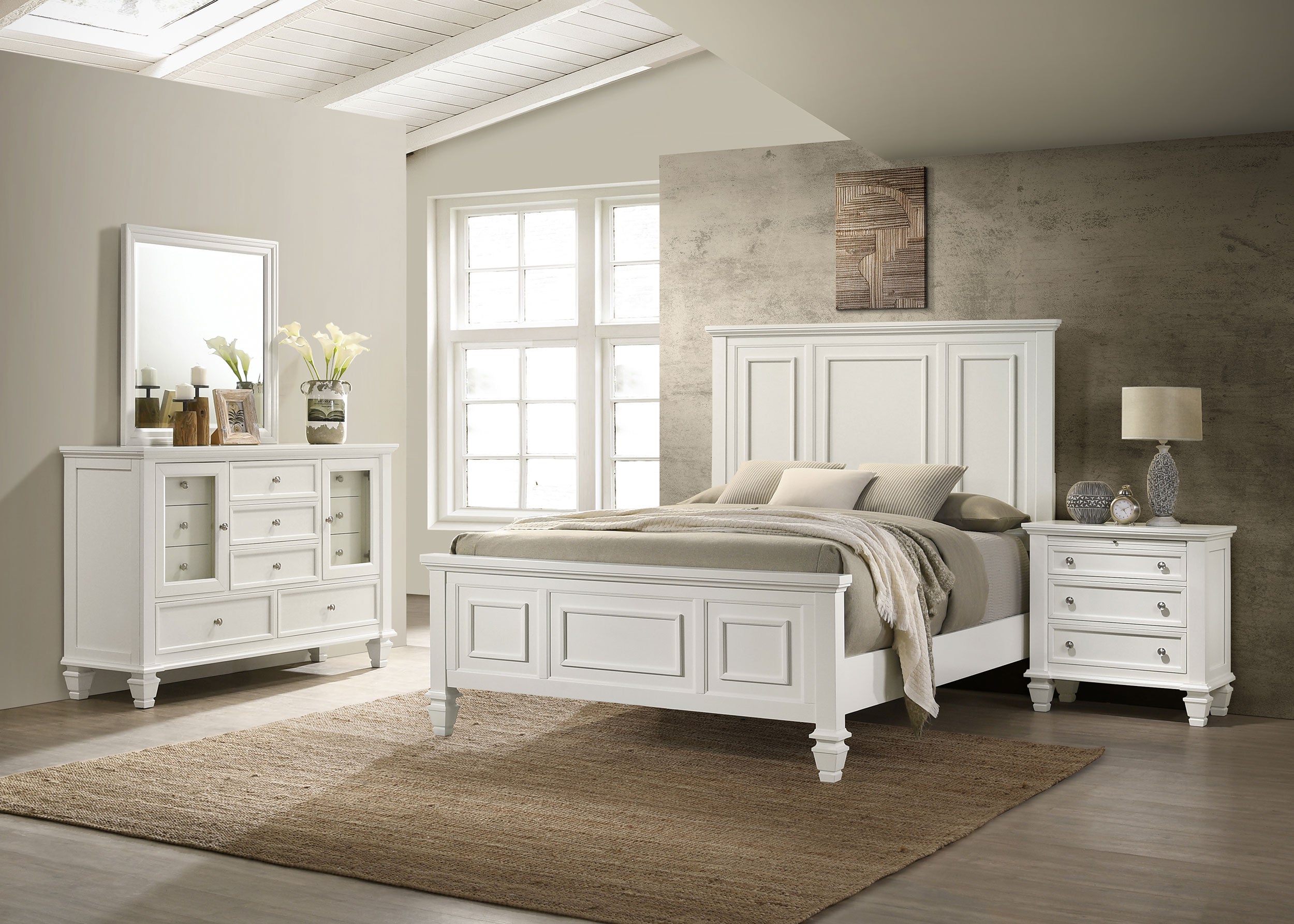 Sandy Beach Bedroom Set - Romeo & Juliet Furniture (Warren,MI)
