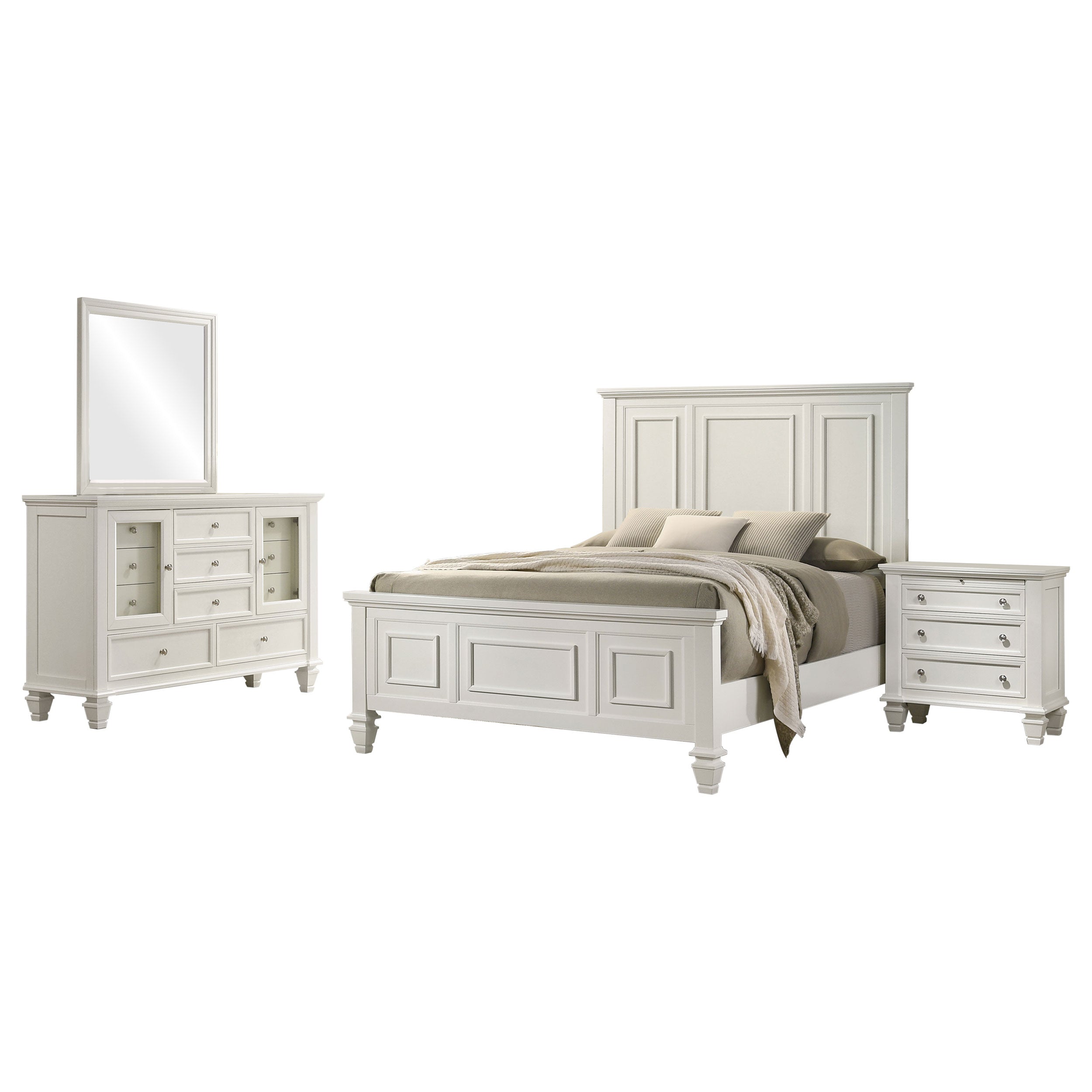 Sandy Beach Bedroom Set - Romeo & Juliet Furniture (Warren,MI)