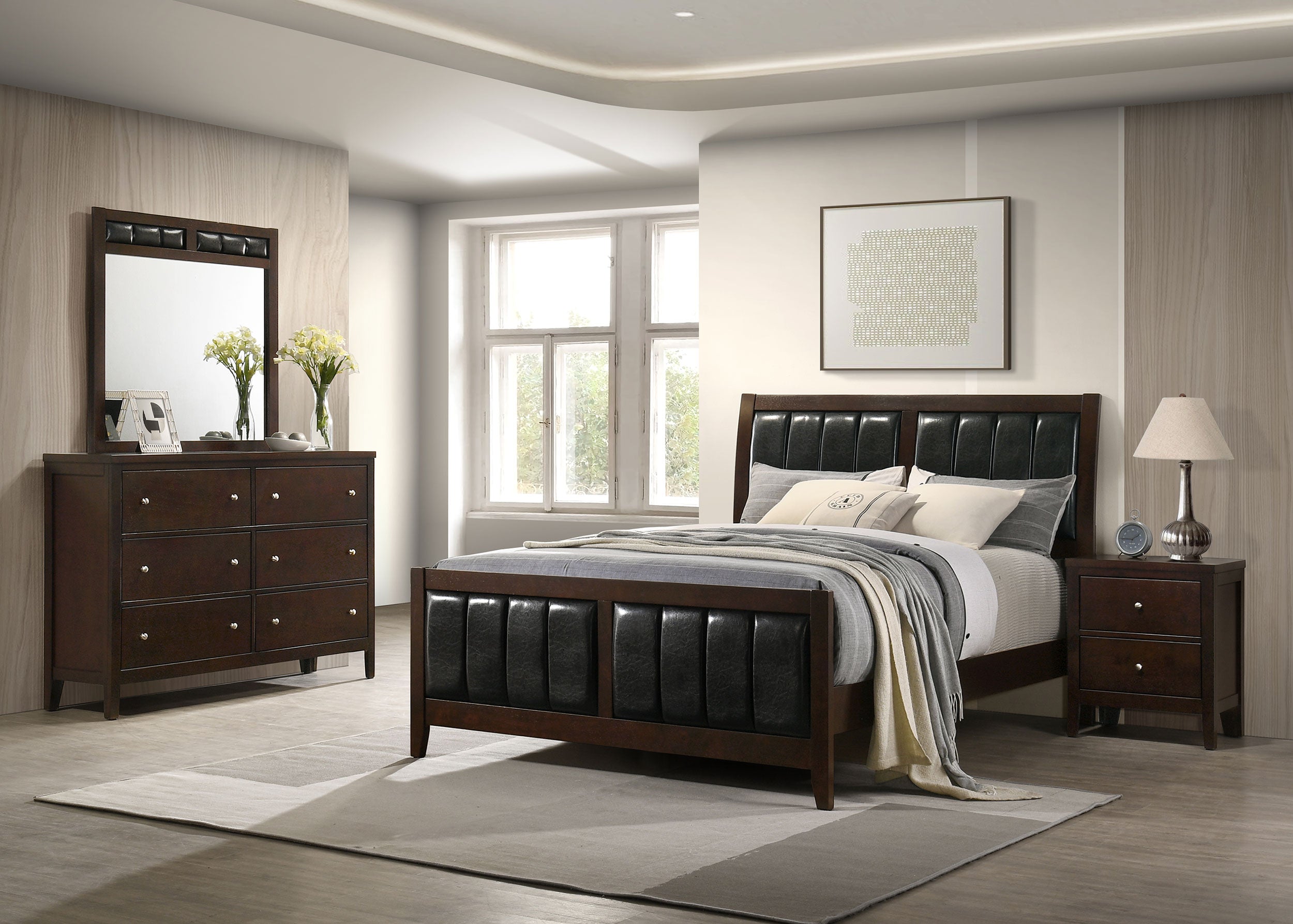 Carlton Bedroom Set - Romeo & Juliet Furniture (Warren,MI)
