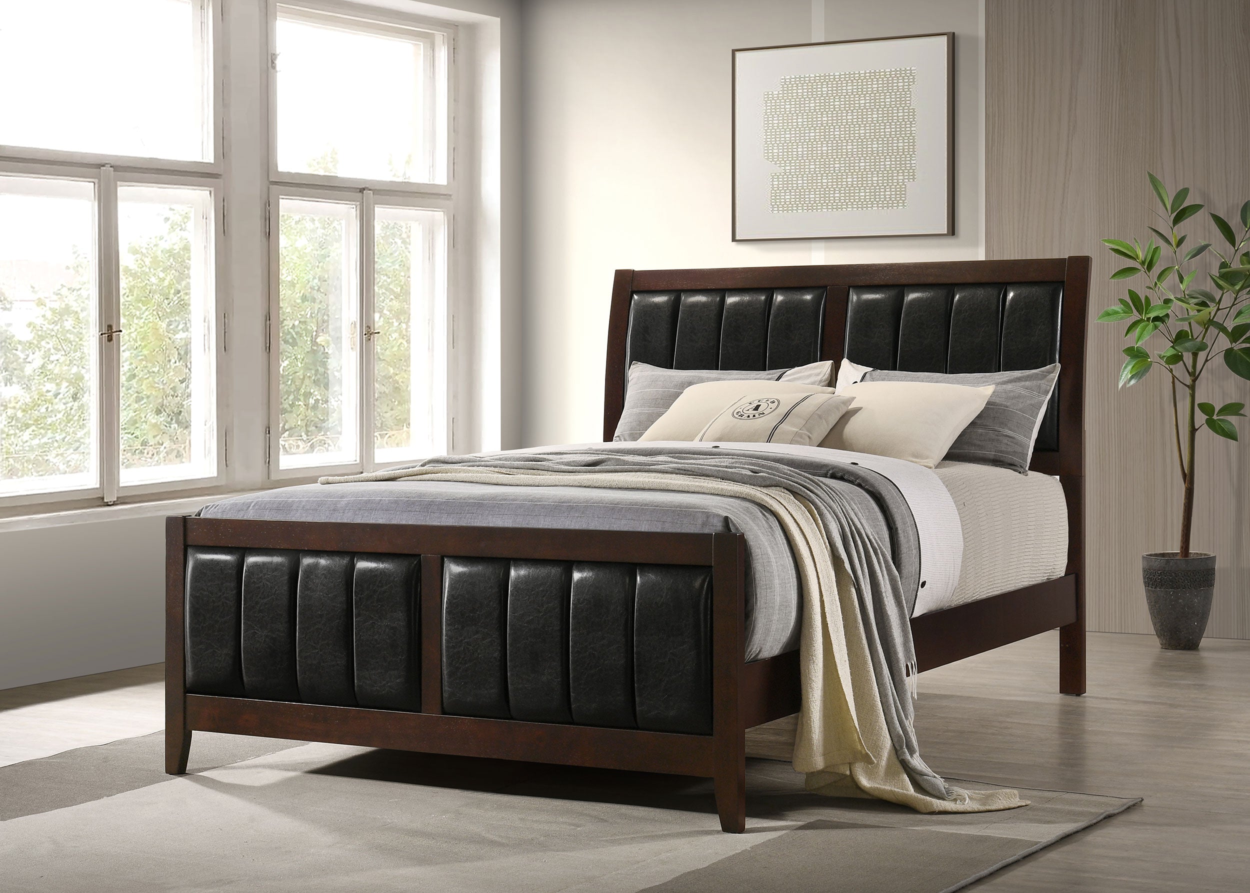 Carlton Panel Bed - Romeo & Juliet Furniture (Warren,MI)