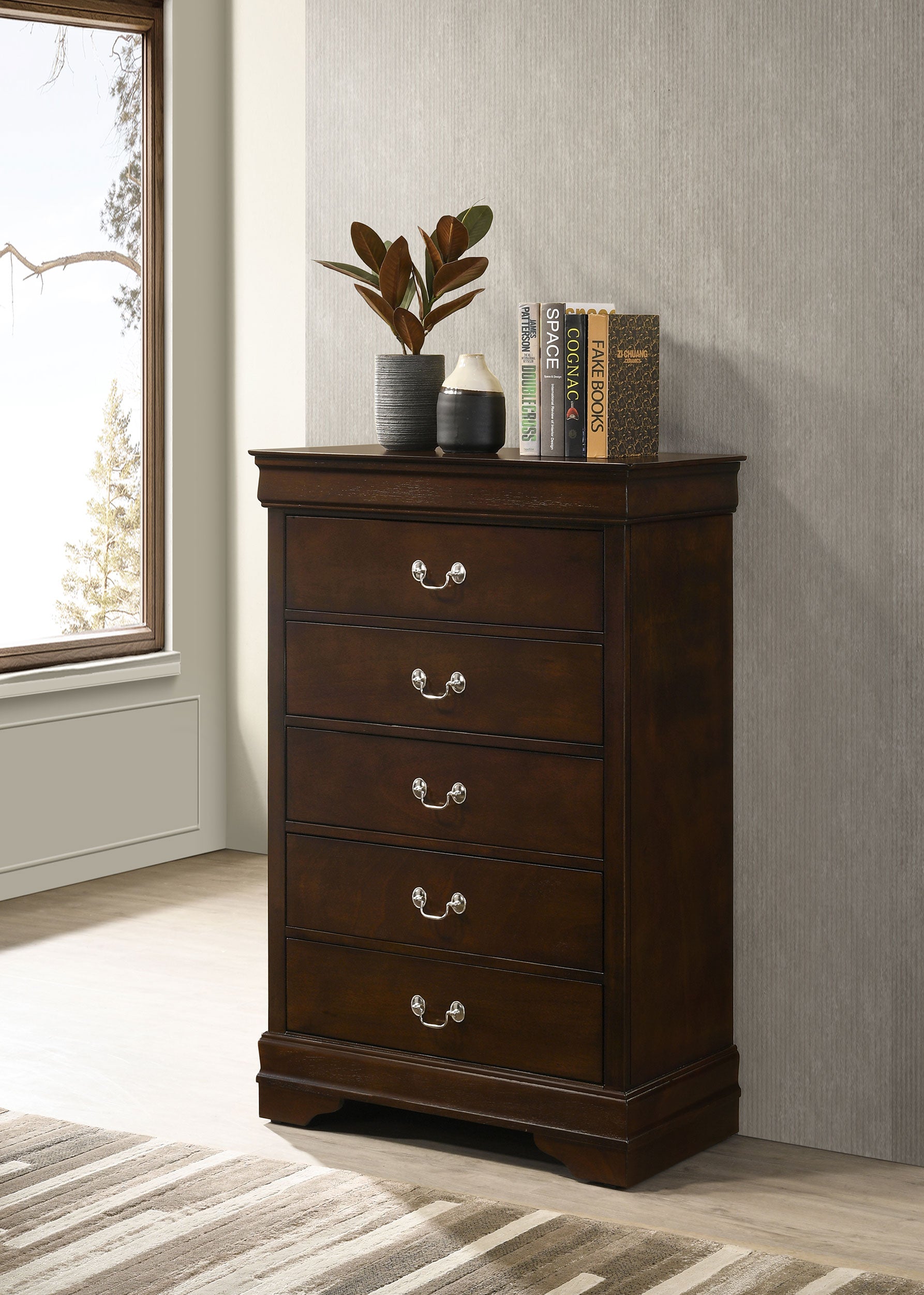 Louis Philippe Chest of Drawers - Romeo & Juliet Furniture (Warren,MI)