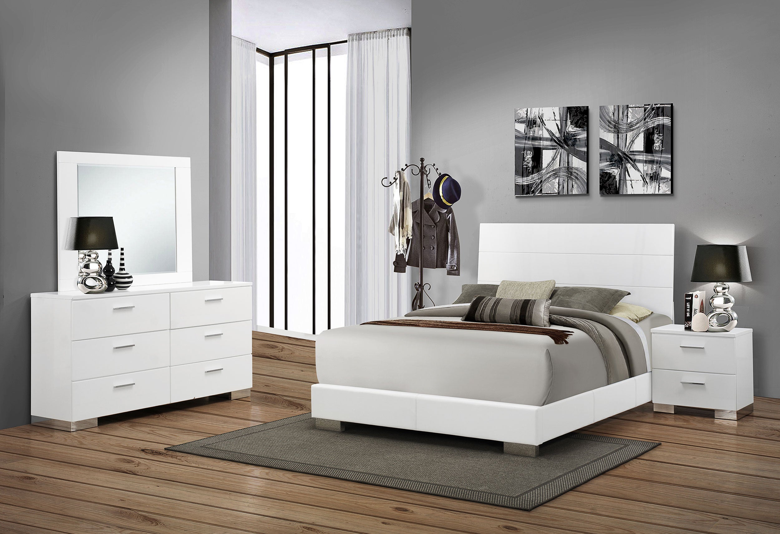 Felicity Bedroom Set - Romeo & Juliet Furniture (Warren,MI)