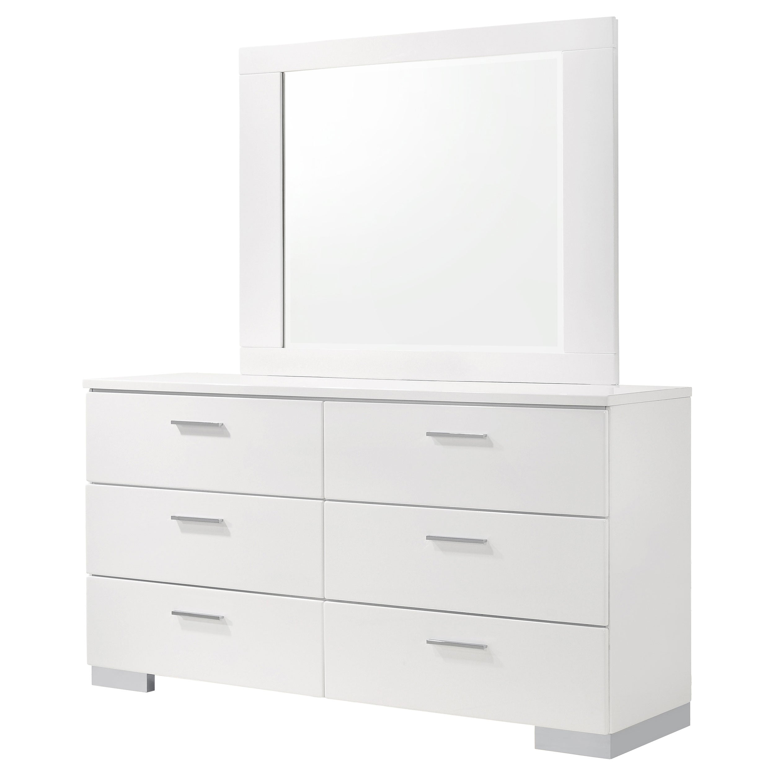 Felicity Dresser with Mirror - Romeo & Juliet Furniture (Warren,MI)
