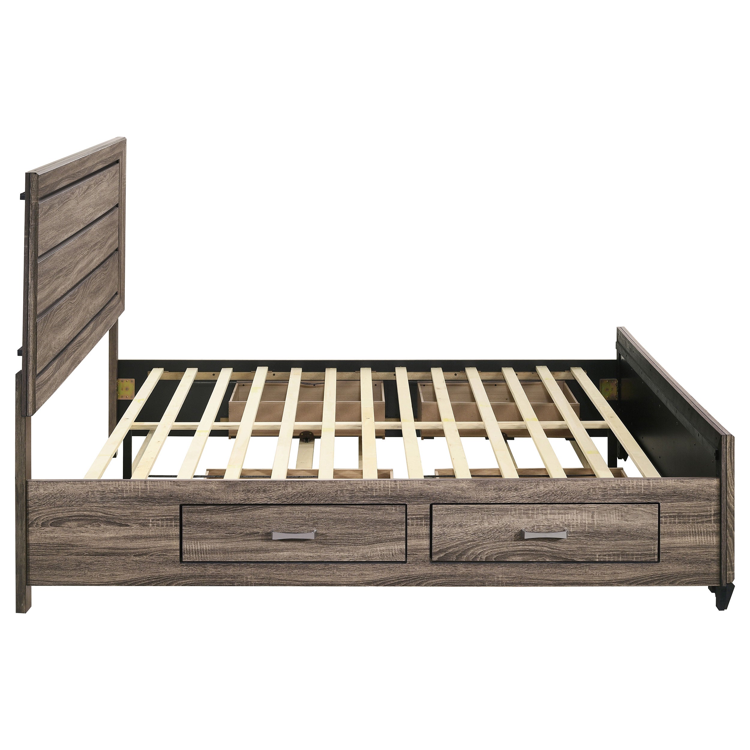 Kauffman Panel Platform Storage Bed - Romeo & Juliet Furniture (Warren,MI)