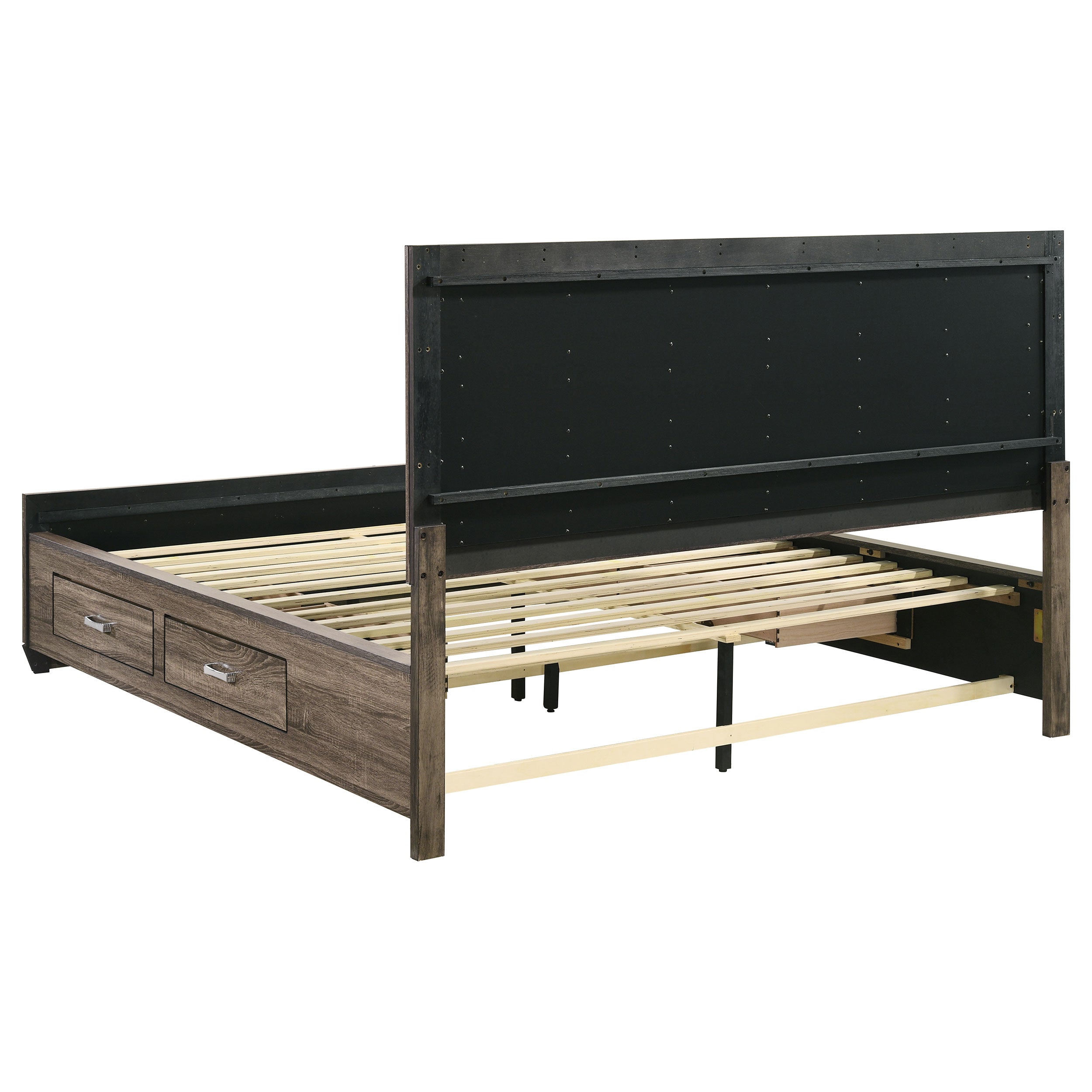 Kauffman Panel Platform Storage Bed - Romeo & Juliet Furniture (Warren,MI)