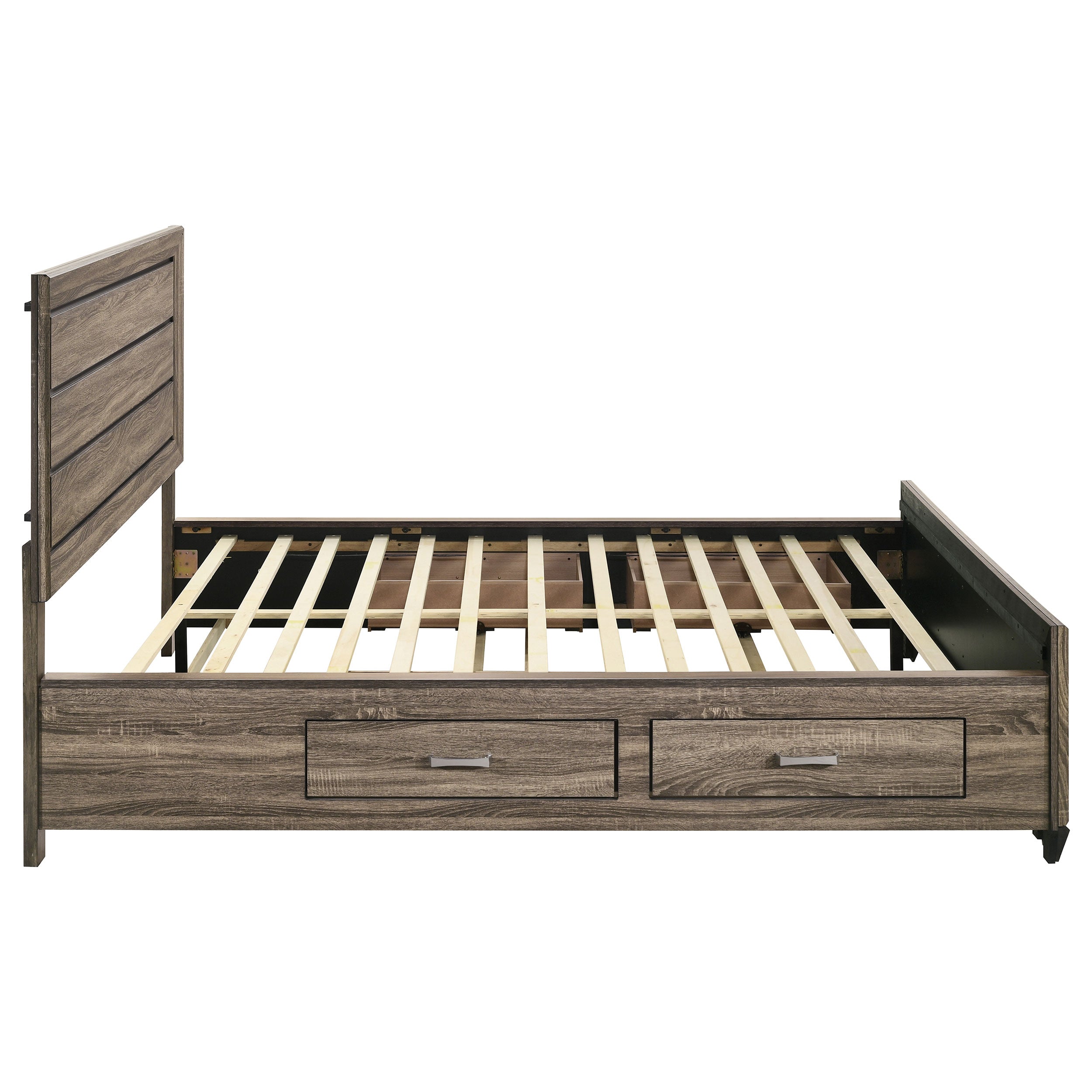Kauffman Panel Platform Storage Bed - Romeo & Juliet Furniture (Warren,MI)