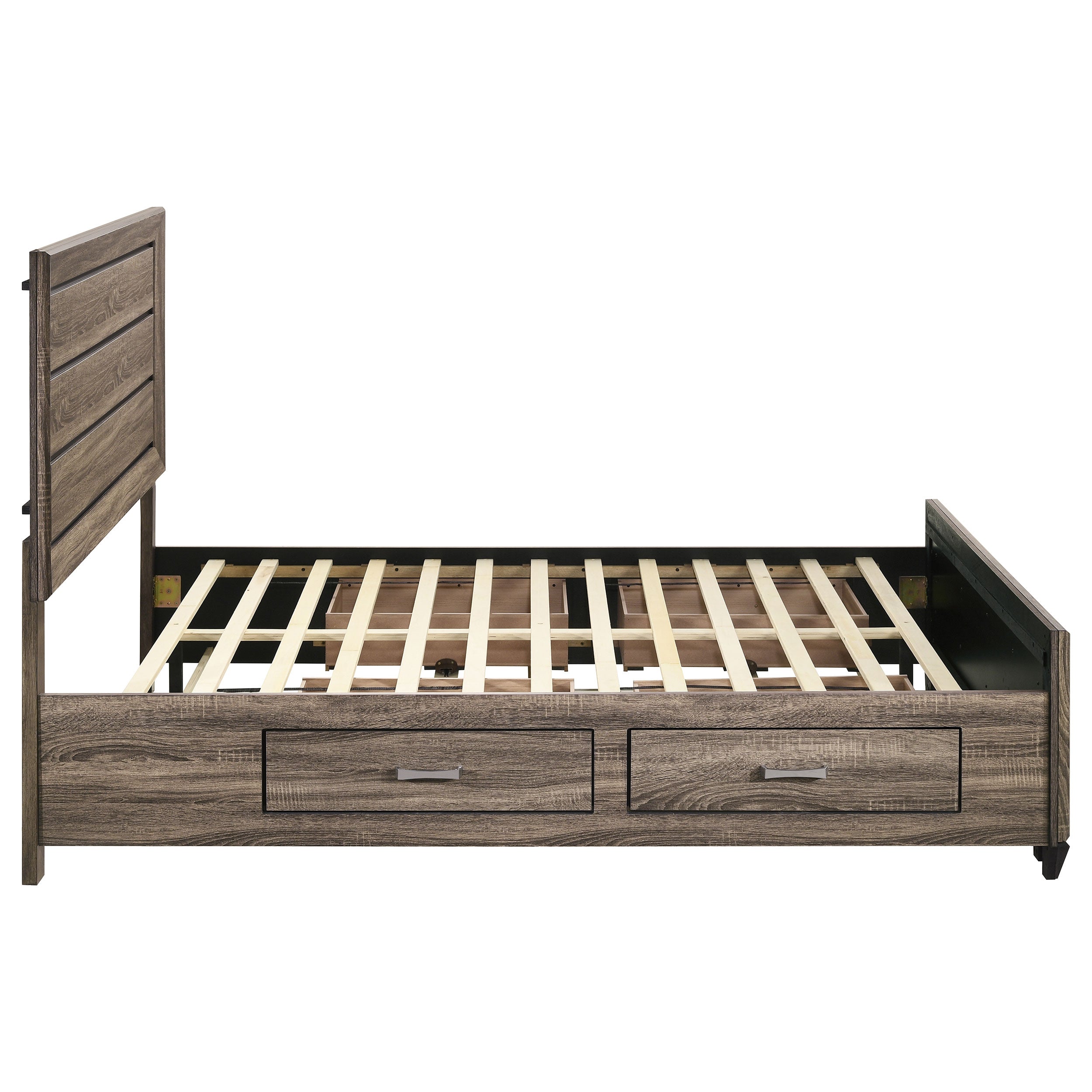 Kauffman Panel Platform Storage Bed - Romeo & Juliet Furniture (Warren,MI)