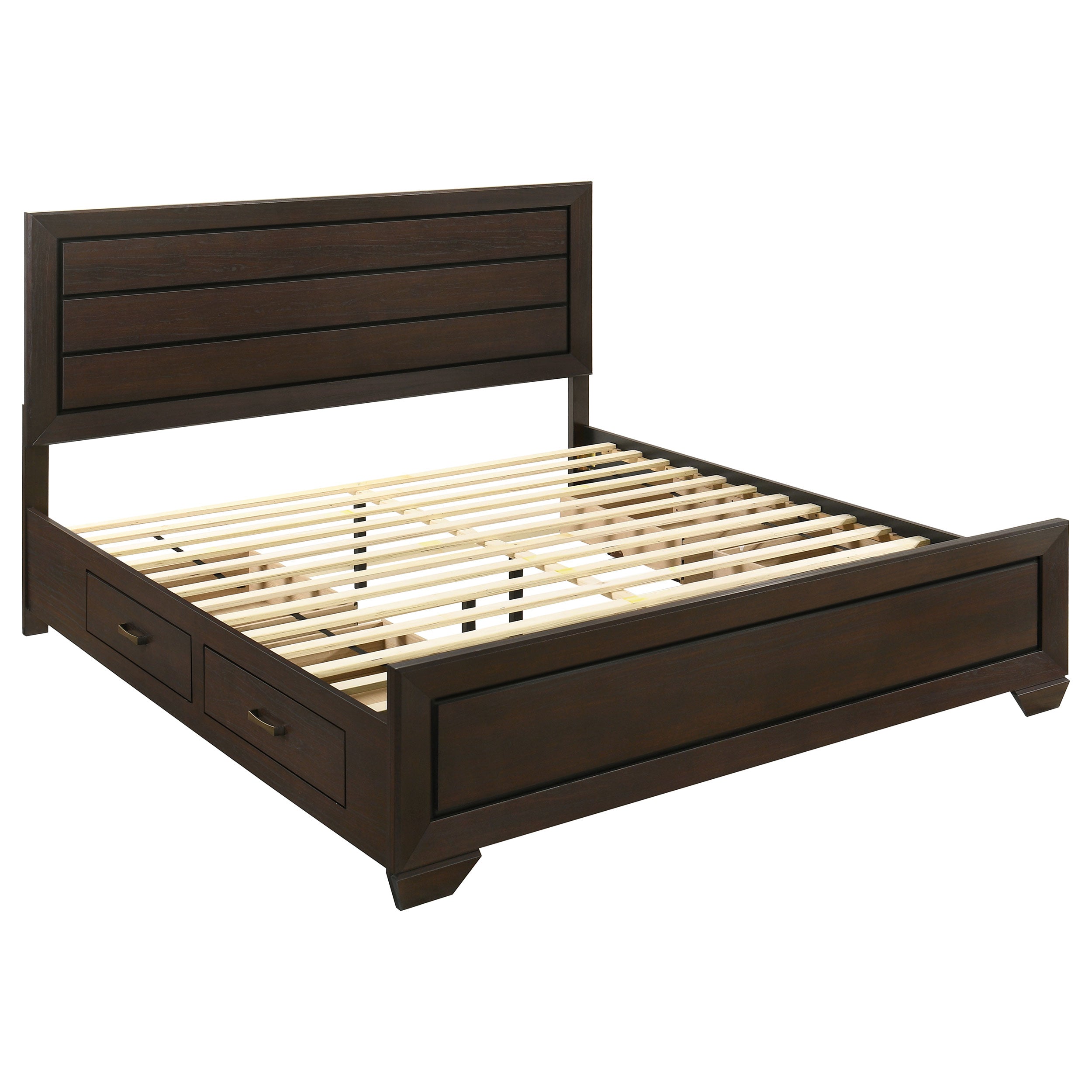 Kauffman Panel Platform Storage Bed - Romeo & Juliet Furniture (Warren,MI)