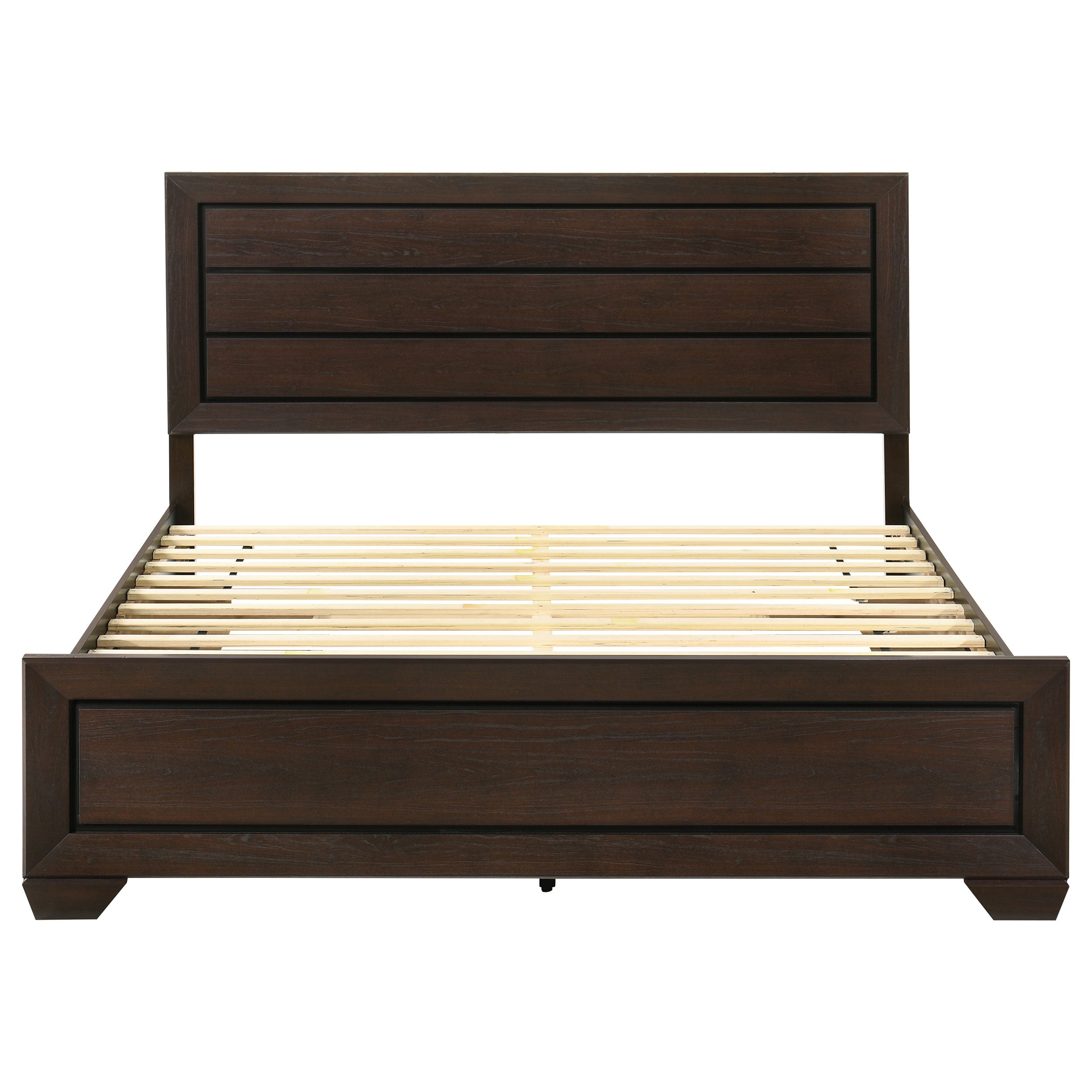 Kauffman Panel Platform Storage Bed - Romeo & Juliet Furniture (Warren,MI)