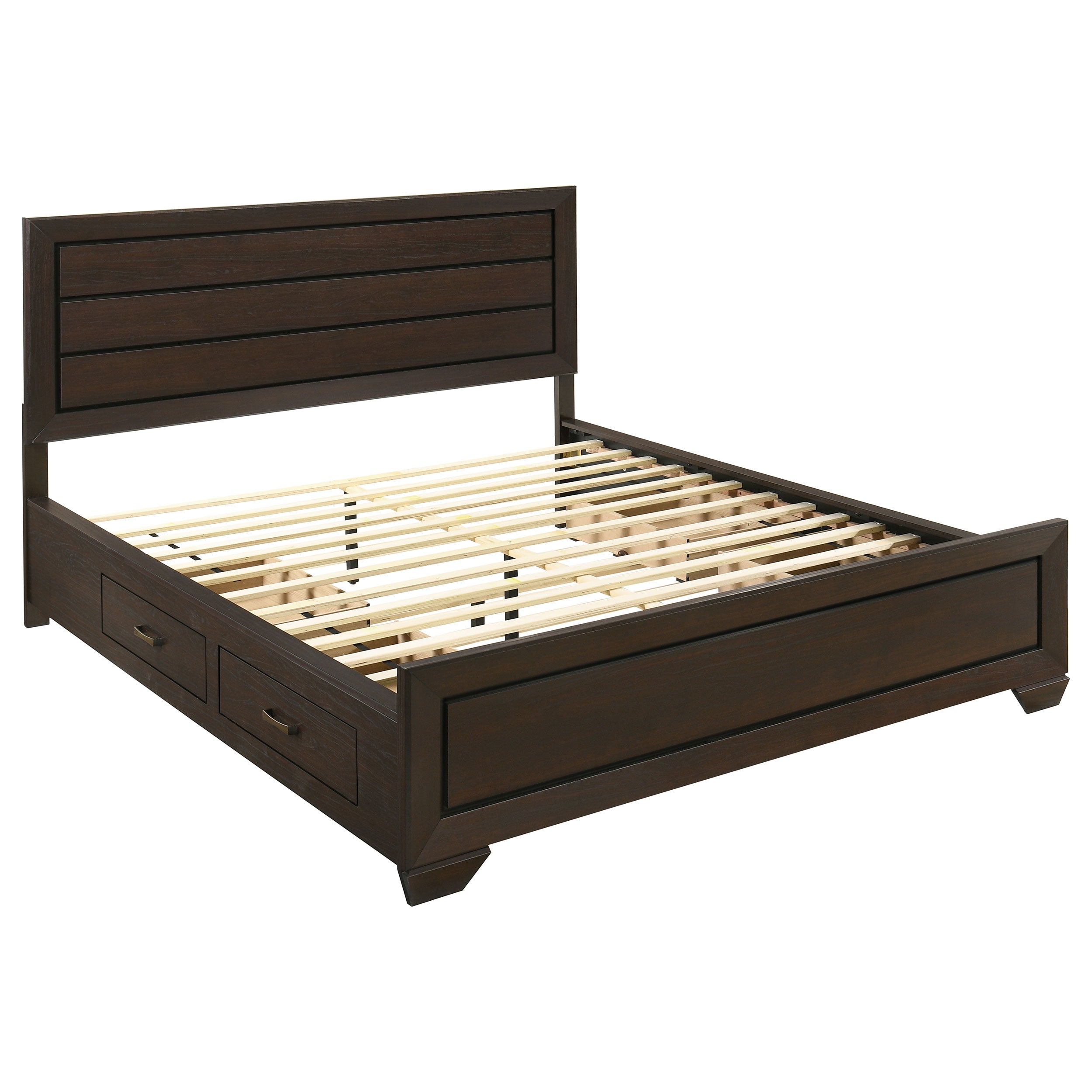 Kauffman Panel Platform Storage Bed - Romeo & Juliet Furniture (Warren,MI)