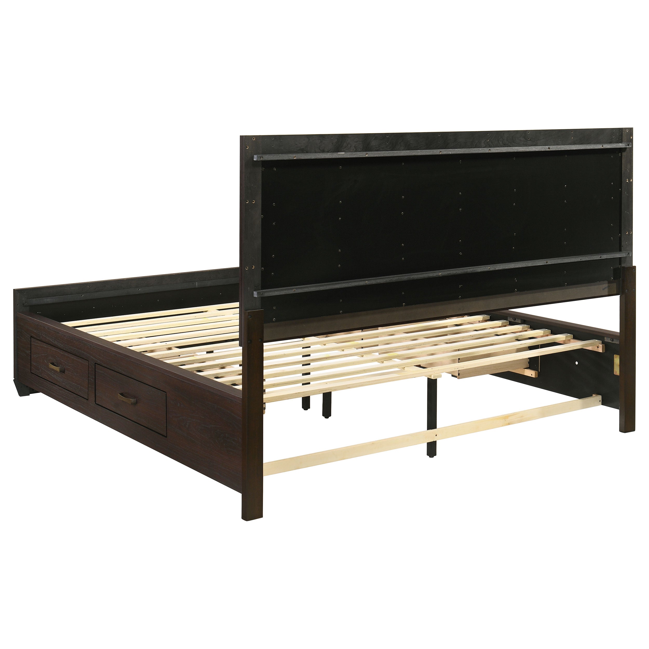 Kauffman Panel Platform Storage Bed - Romeo & Juliet Furniture (Warren,MI)
