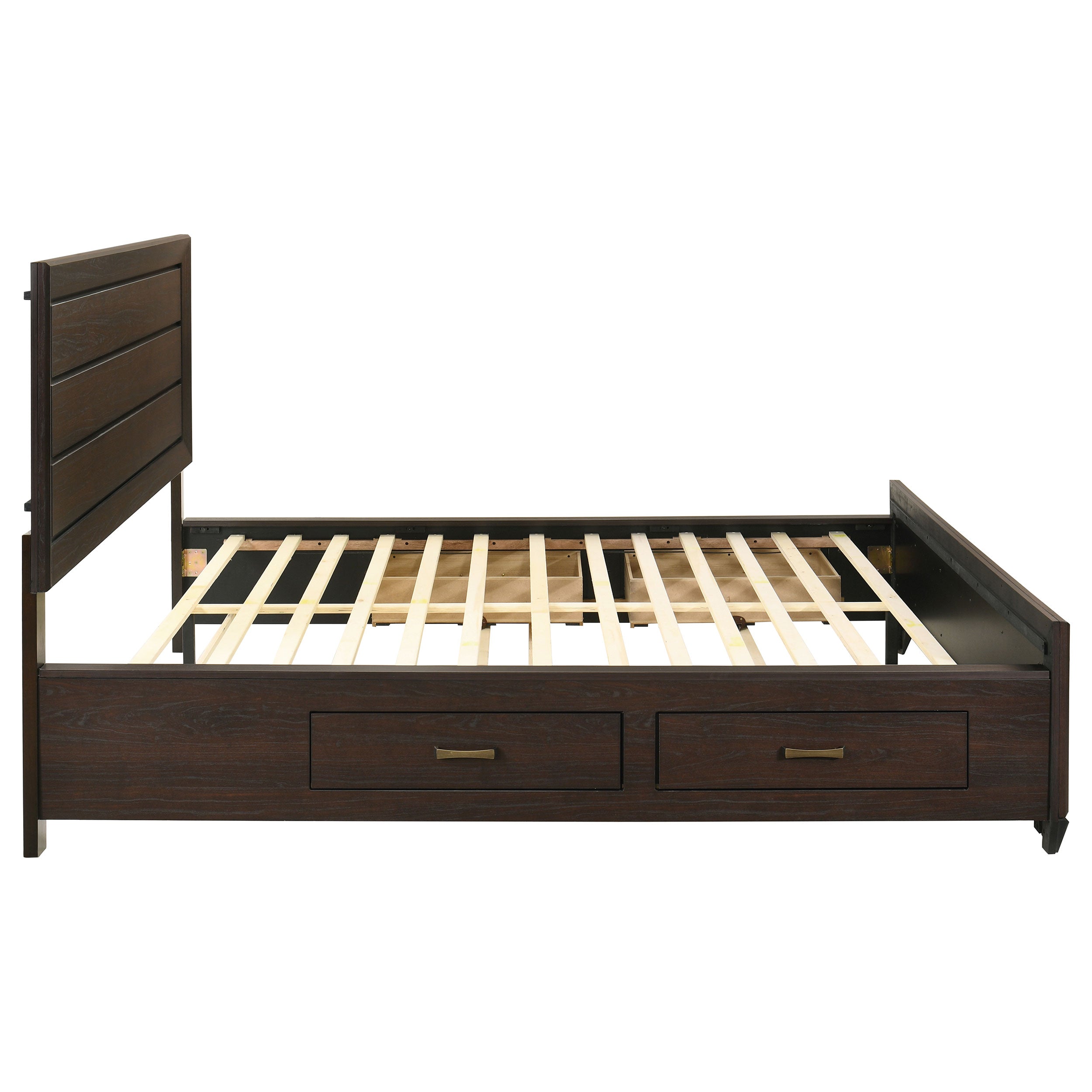 Kauffman Panel Platform Storage Bed - Romeo & Juliet Furniture (Warren,MI)