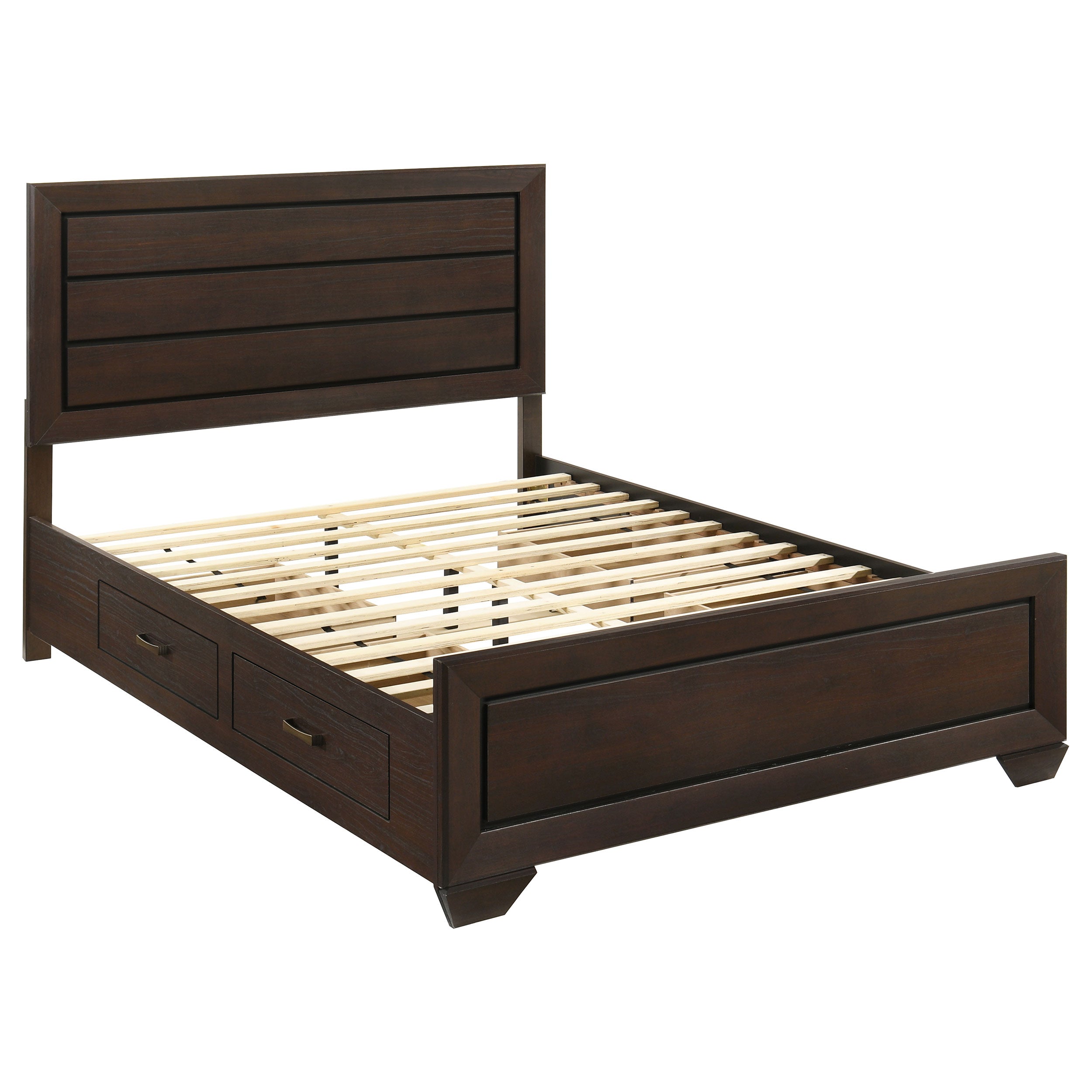 Kauffman Panel Platform Storage Bed - Romeo & Juliet Furniture (Warren,MI)