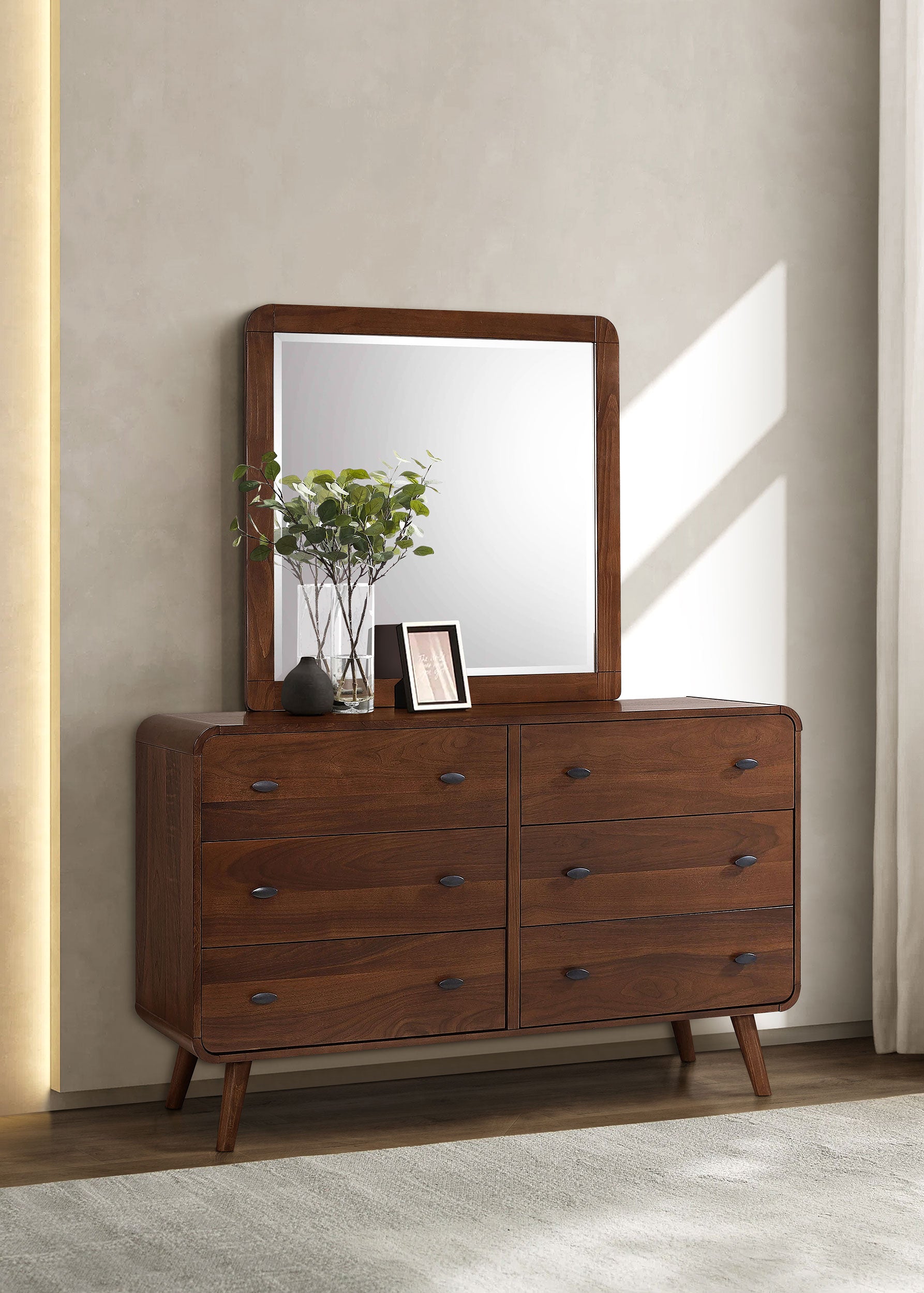 Robyn Dresser with Mirror - Romeo & Juliet Furniture (Warren,MI)