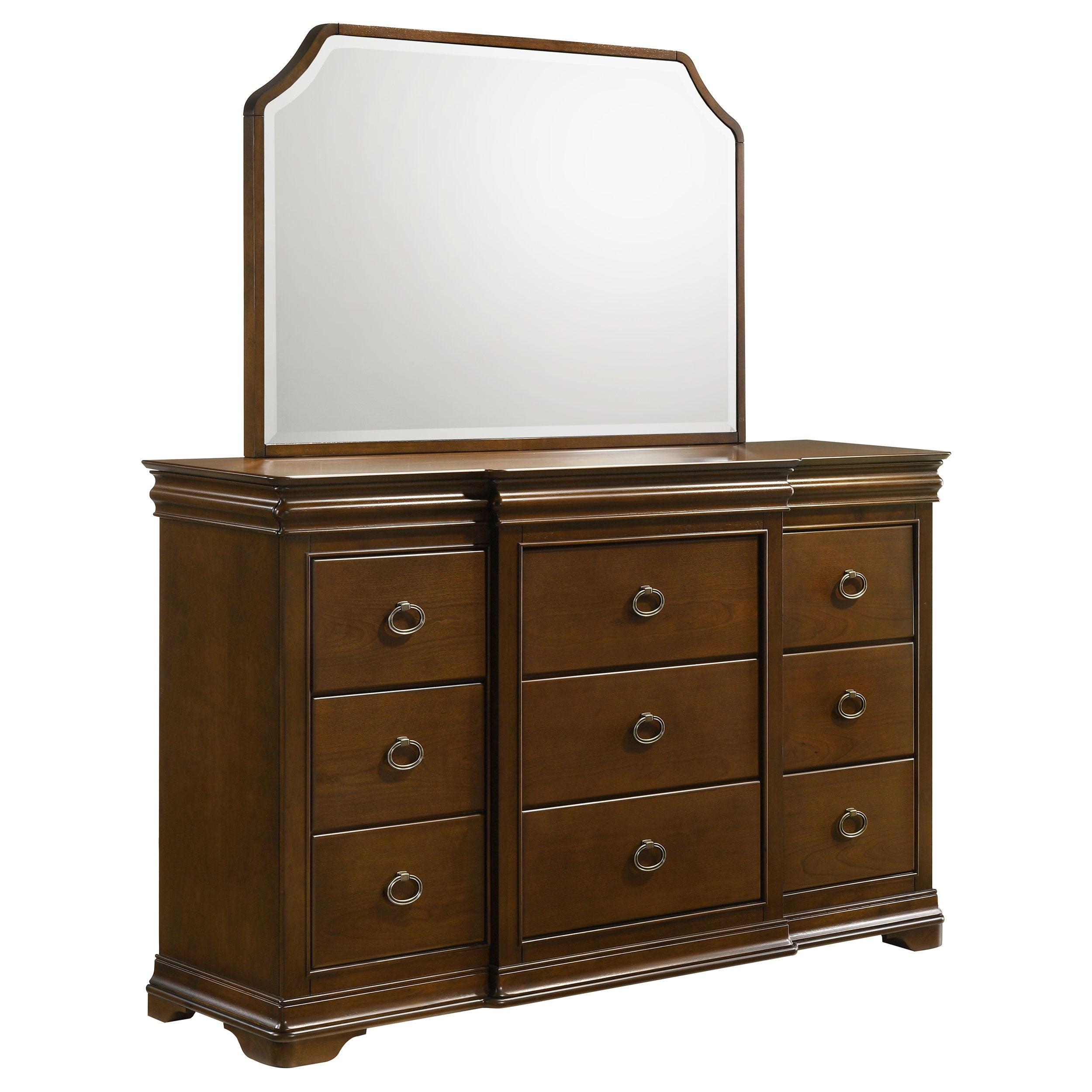 Garland Dresser with Mirror - Romeo & Juliet Furniture (Warren,MI)