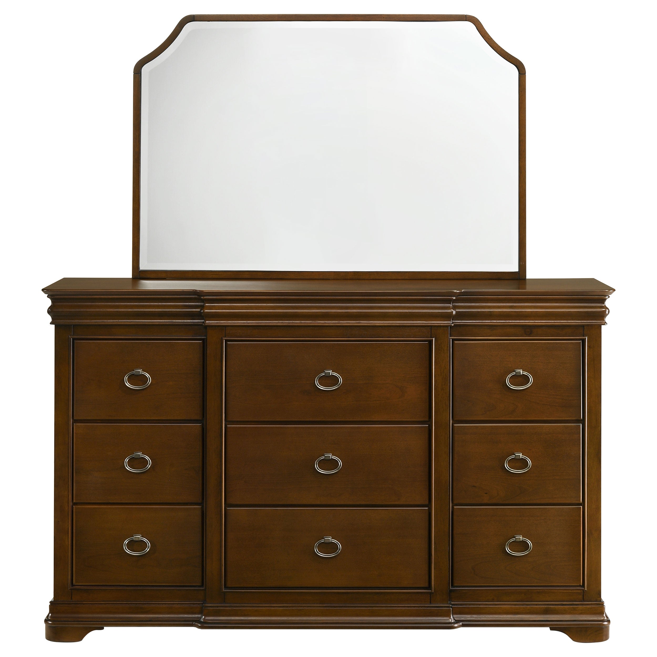 Garland Dresser with Mirror - Romeo & Juliet Furniture (Warren,MI)