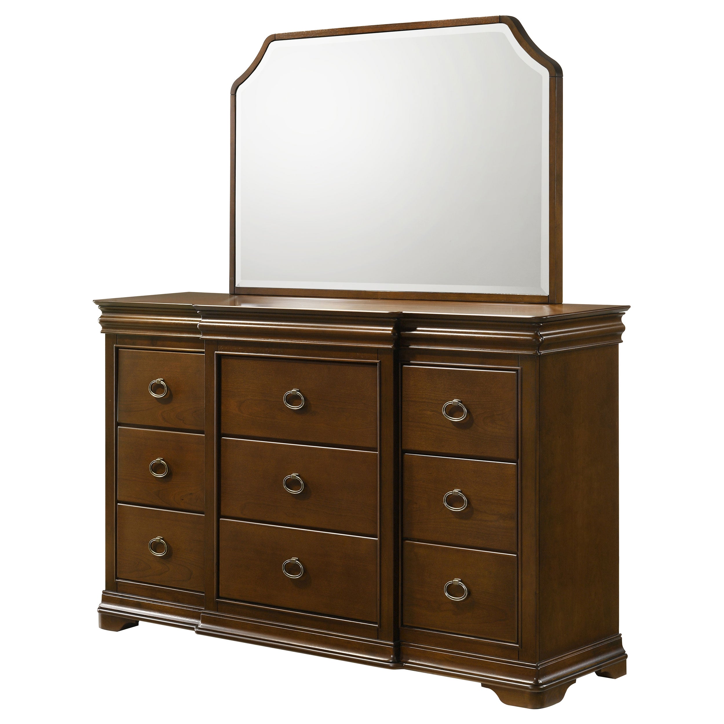 Garland Dresser with Mirror - Romeo & Juliet Furniture (Warren,MI)