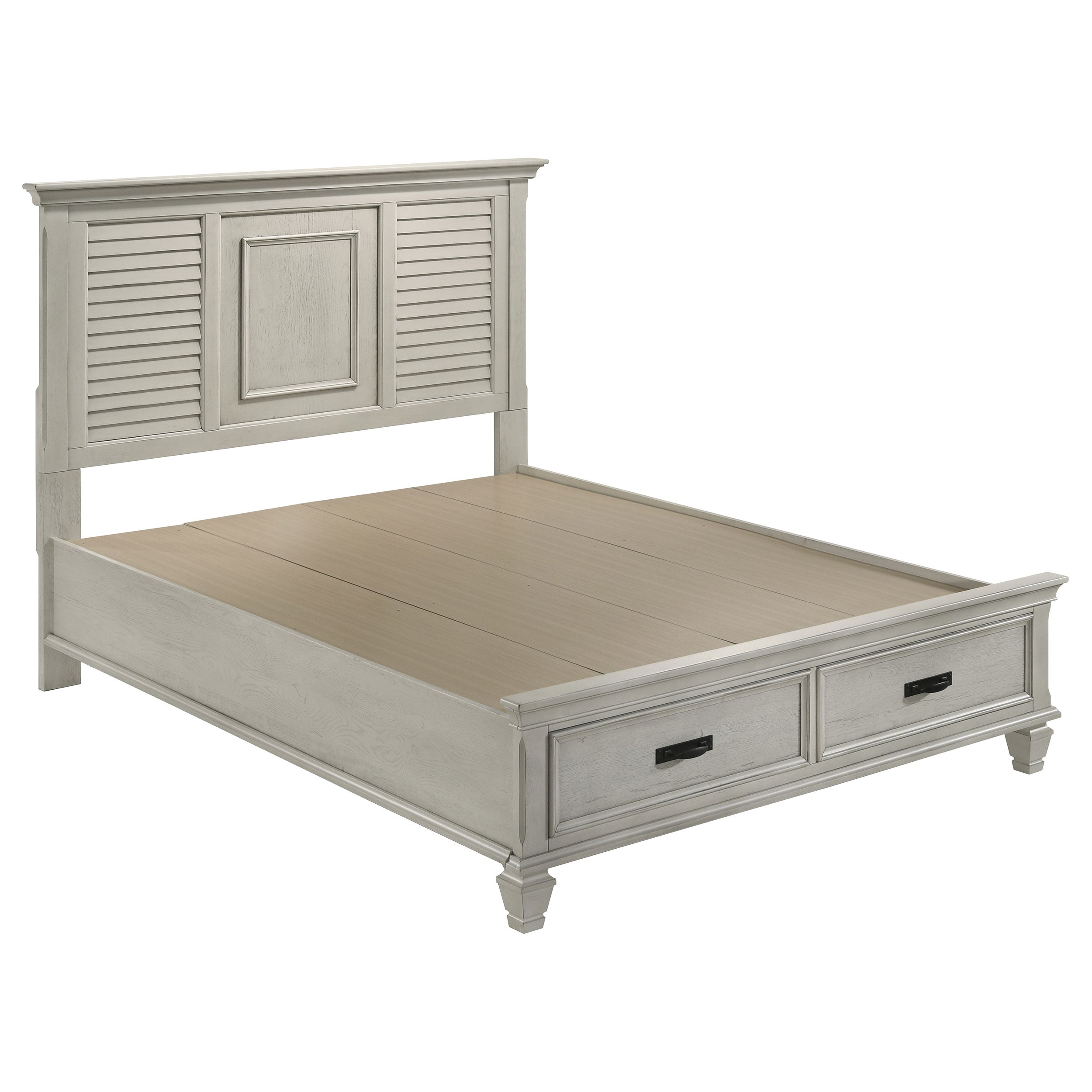 Franco Panel Platform Storage Bed - Romeo & Juliet Furniture (Warren,MI)