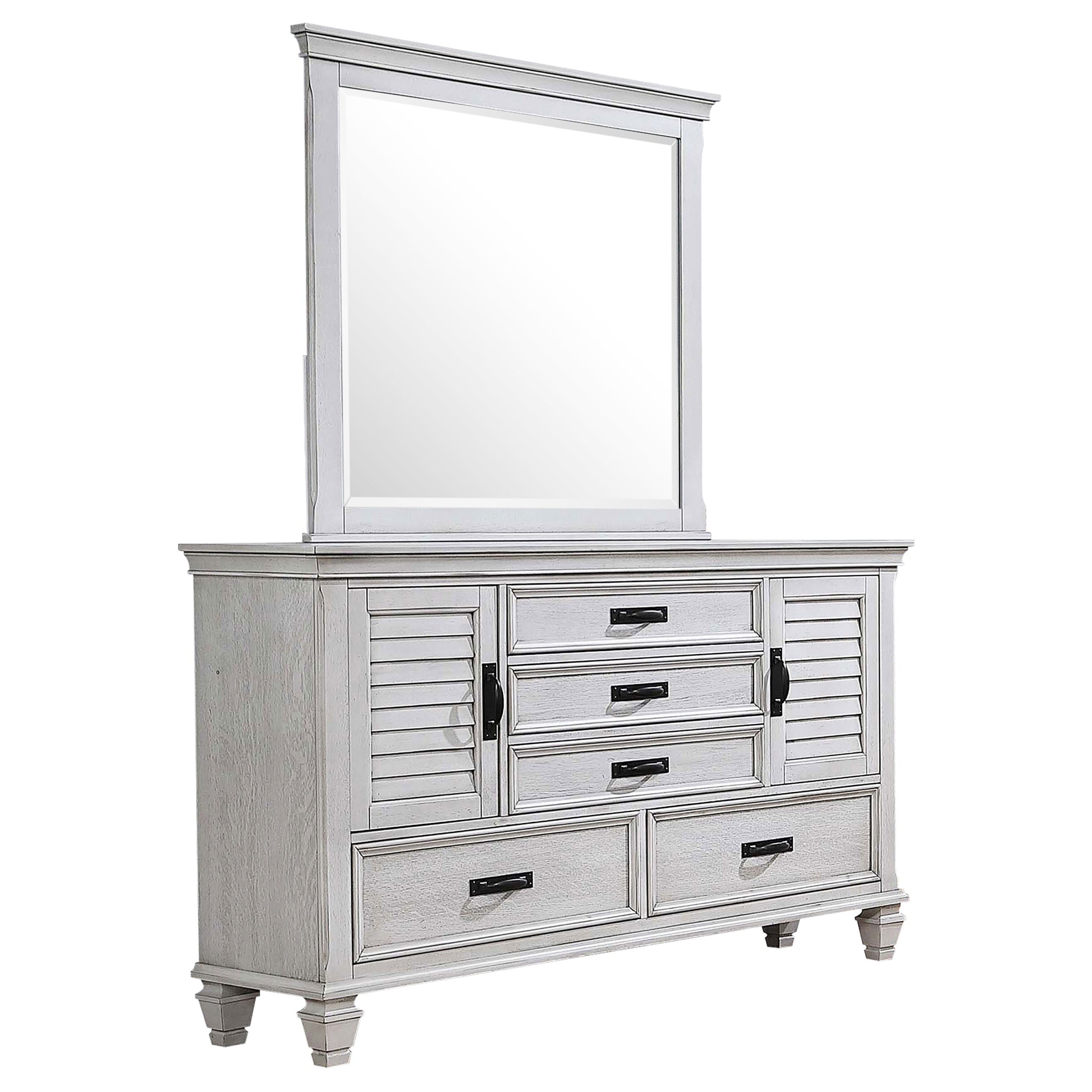 Franco Dresser with Mirror - Romeo & Juliet Furniture (Warren,MI)