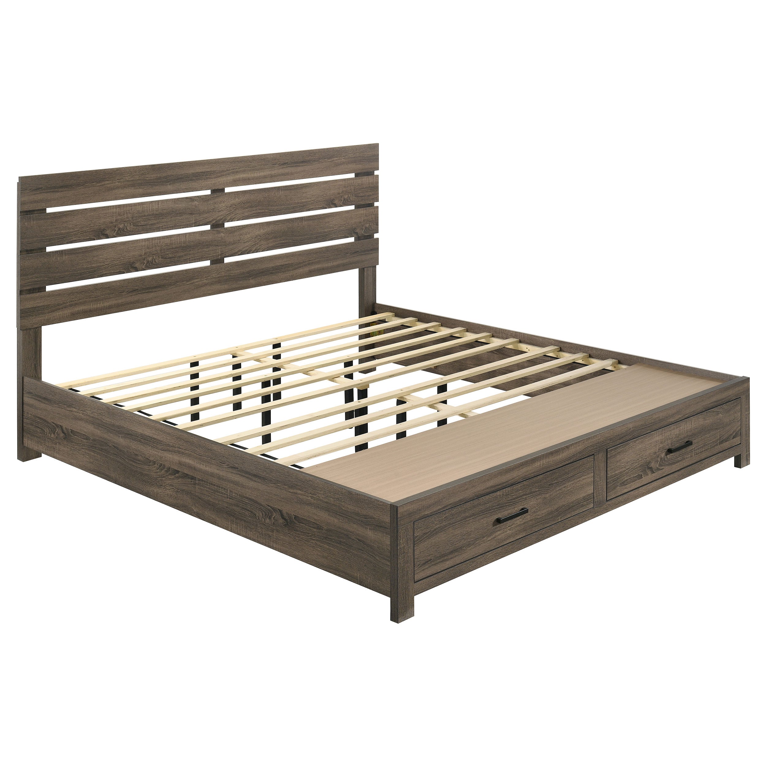 Brantford Panel Platform Storage Bed - Romeo & Juliet Furniture (Warren,MI)