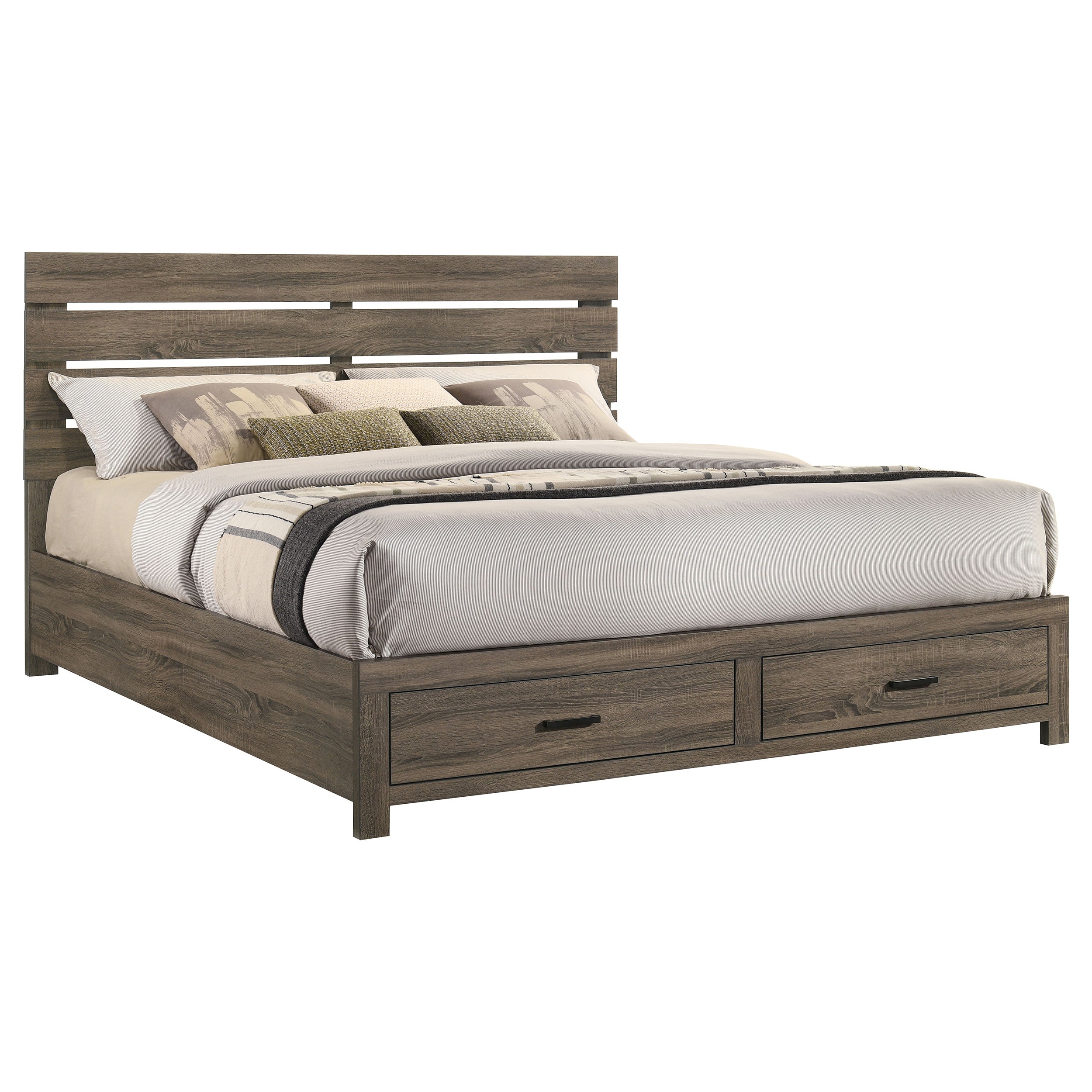 Brantford Panel Platform Storage Bed - Romeo & Juliet Furniture (Warren,MI)