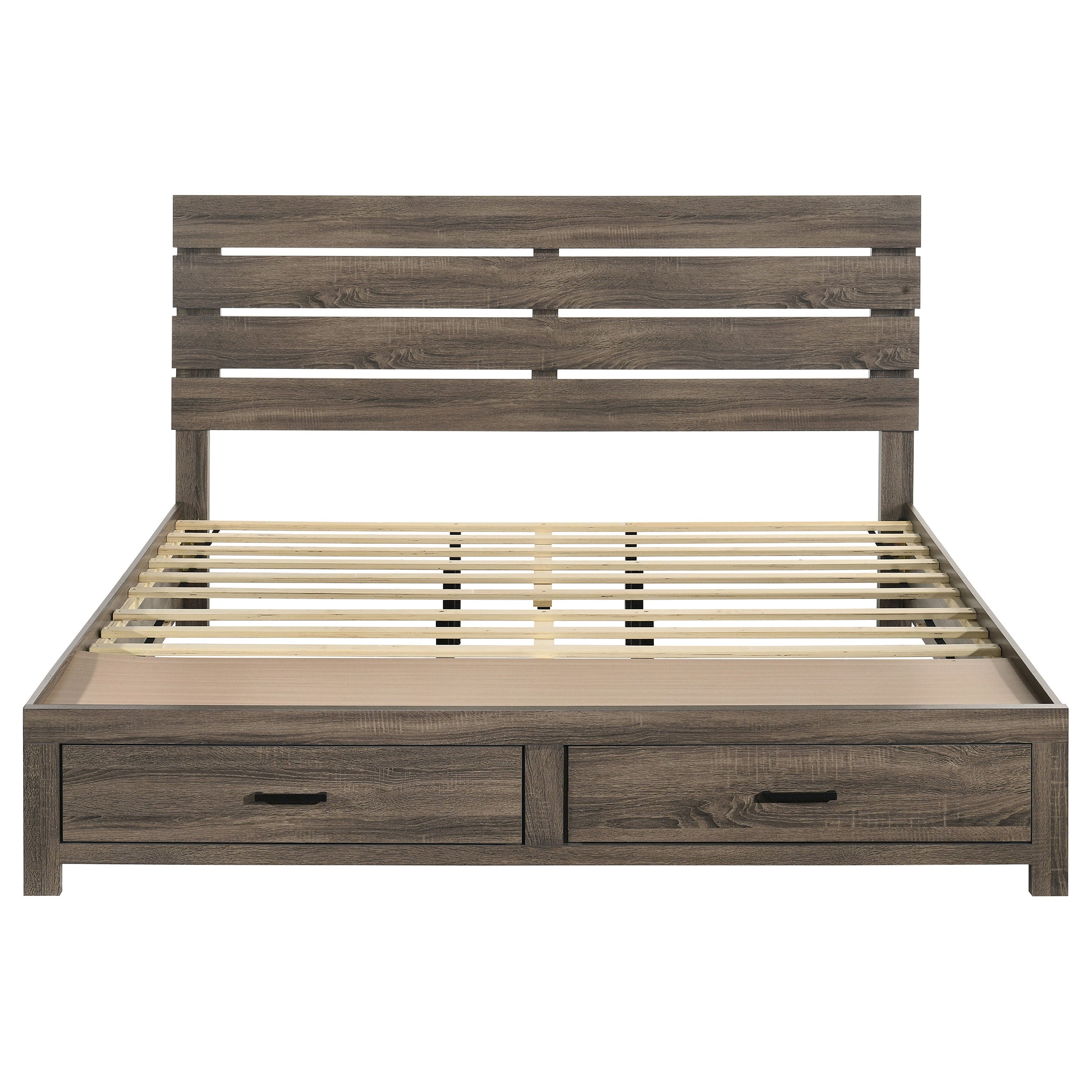 Brantford Panel Platform Storage Bed - Romeo & Juliet Furniture (Warren,MI)
