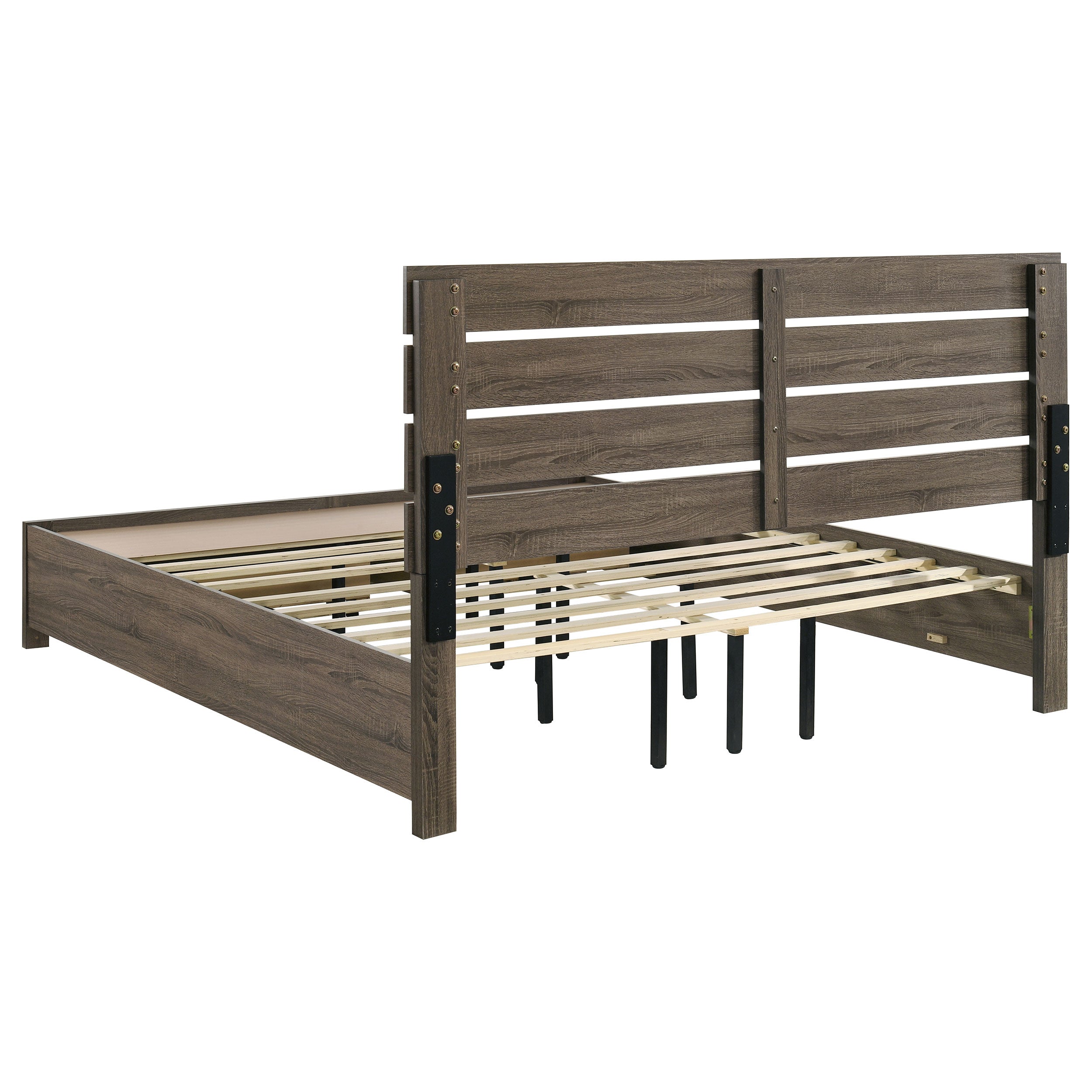 Brantford Panel Platform Storage Bed - Romeo & Juliet Furniture (Warren,MI)