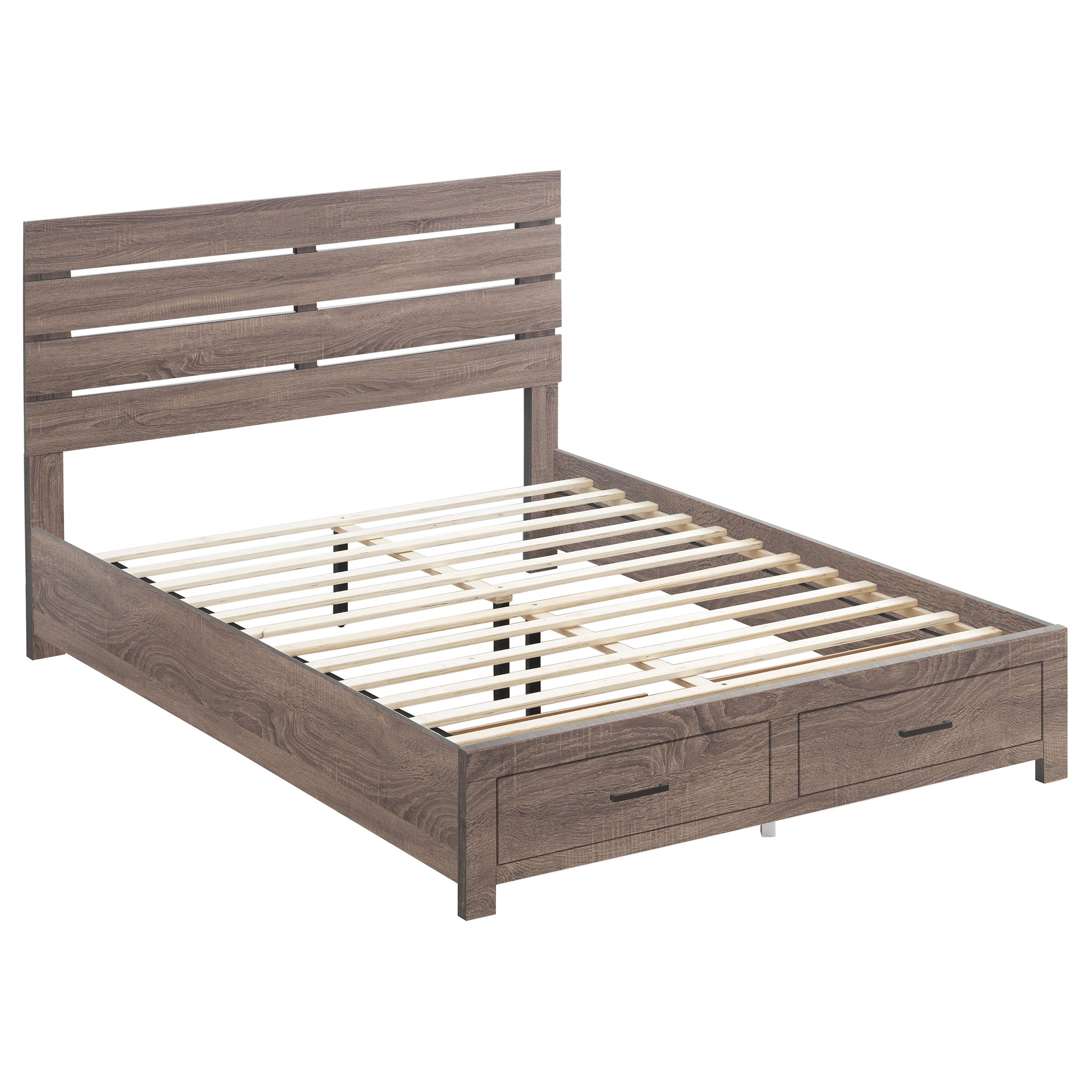 Brantford Panel Platform Storage Bed - Romeo & Juliet Furniture (Warren,MI)
