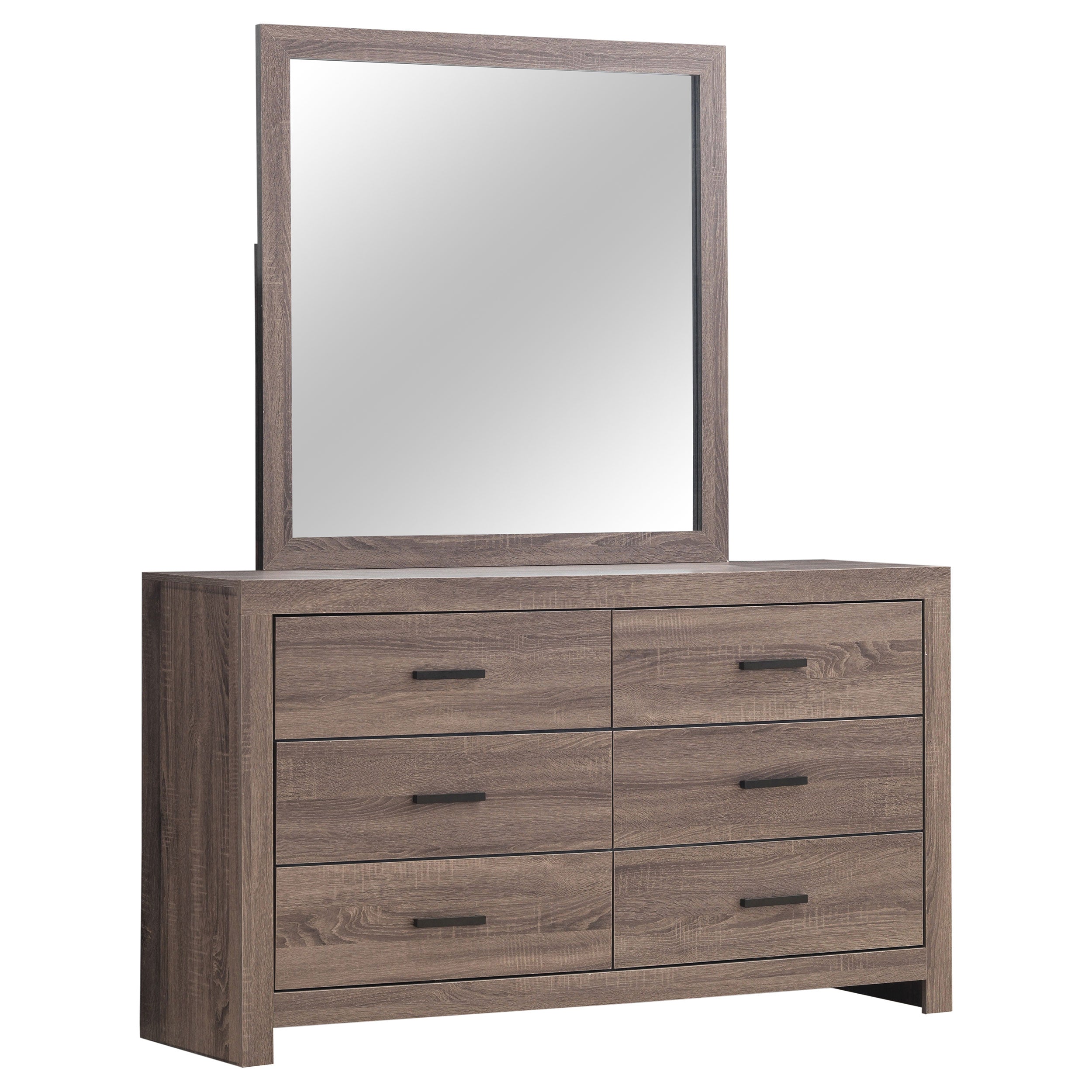 Brantford Dresser with Mirror - Romeo & Juliet Furniture (Warren,MI)