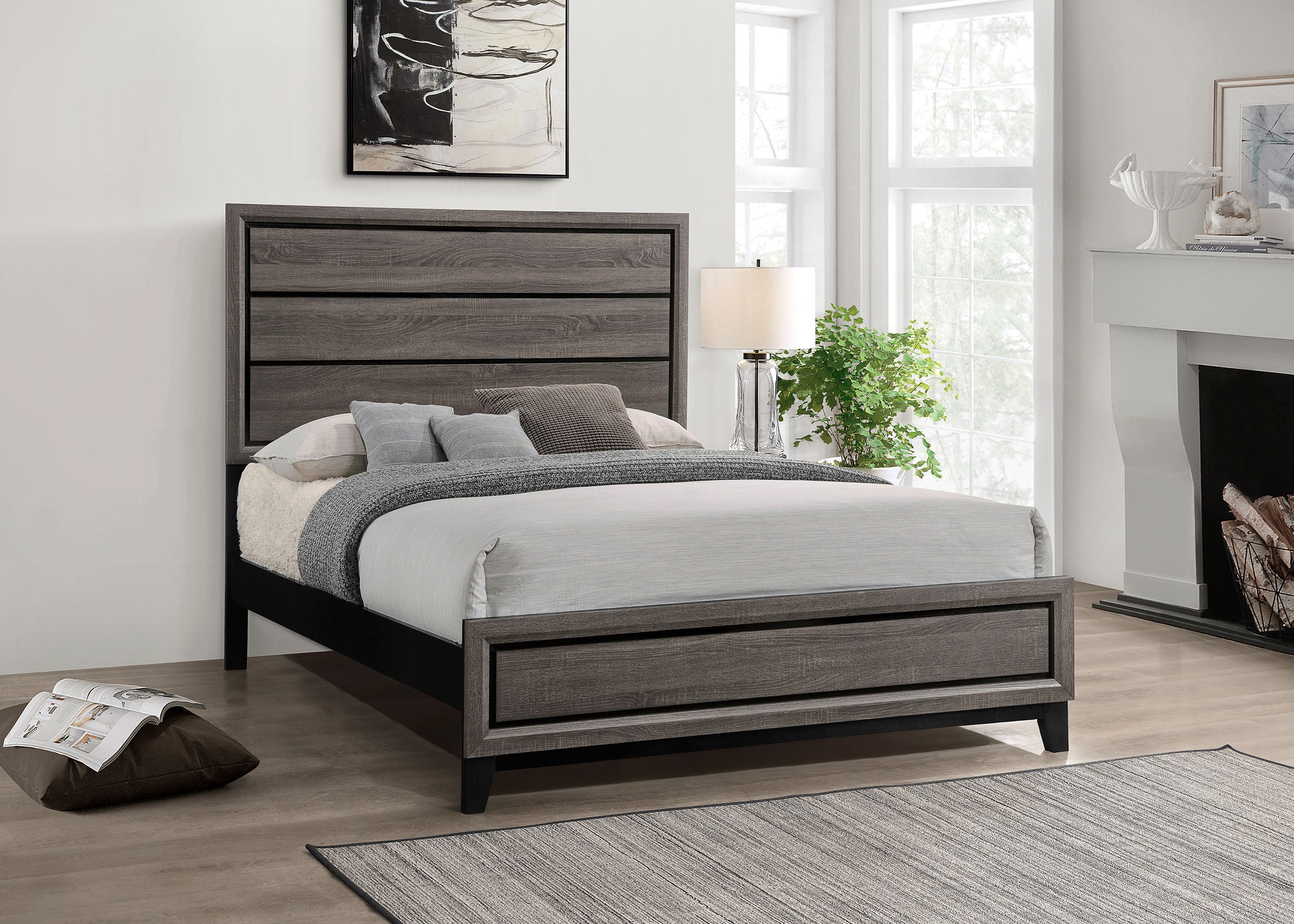 Watson Panel Bed - Romeo & Juliet Furniture (Warren,MI)