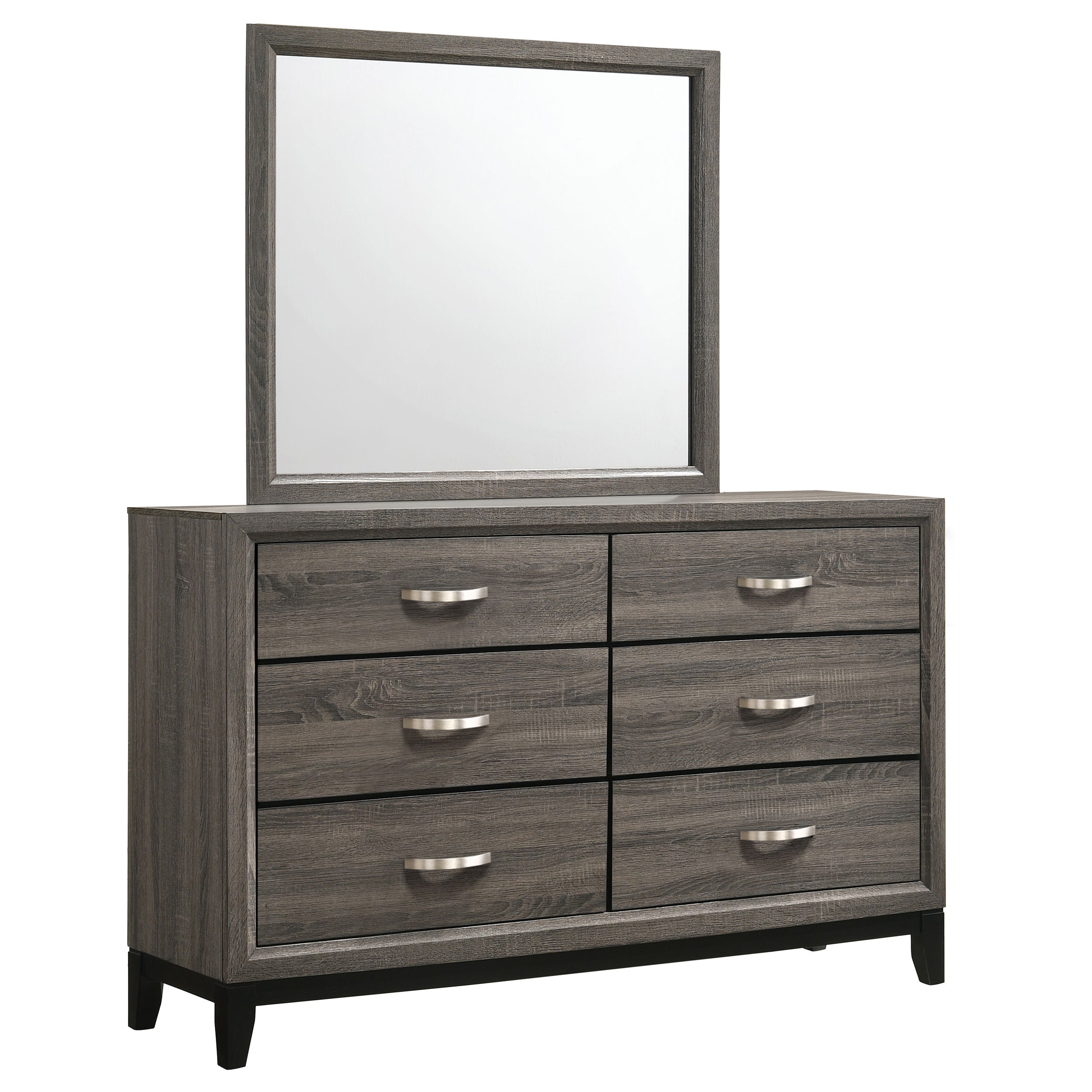 Watson Dresser with Mirror - Romeo & Juliet Furniture (Warren,MI)