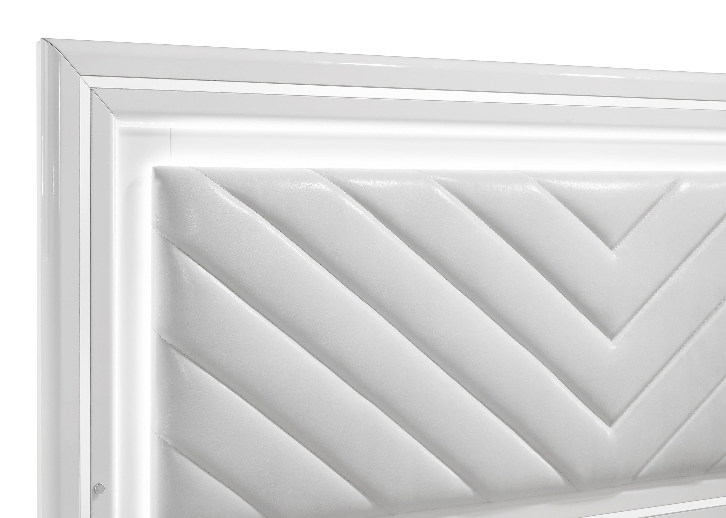Cassia Panel Bed with LED Lighting