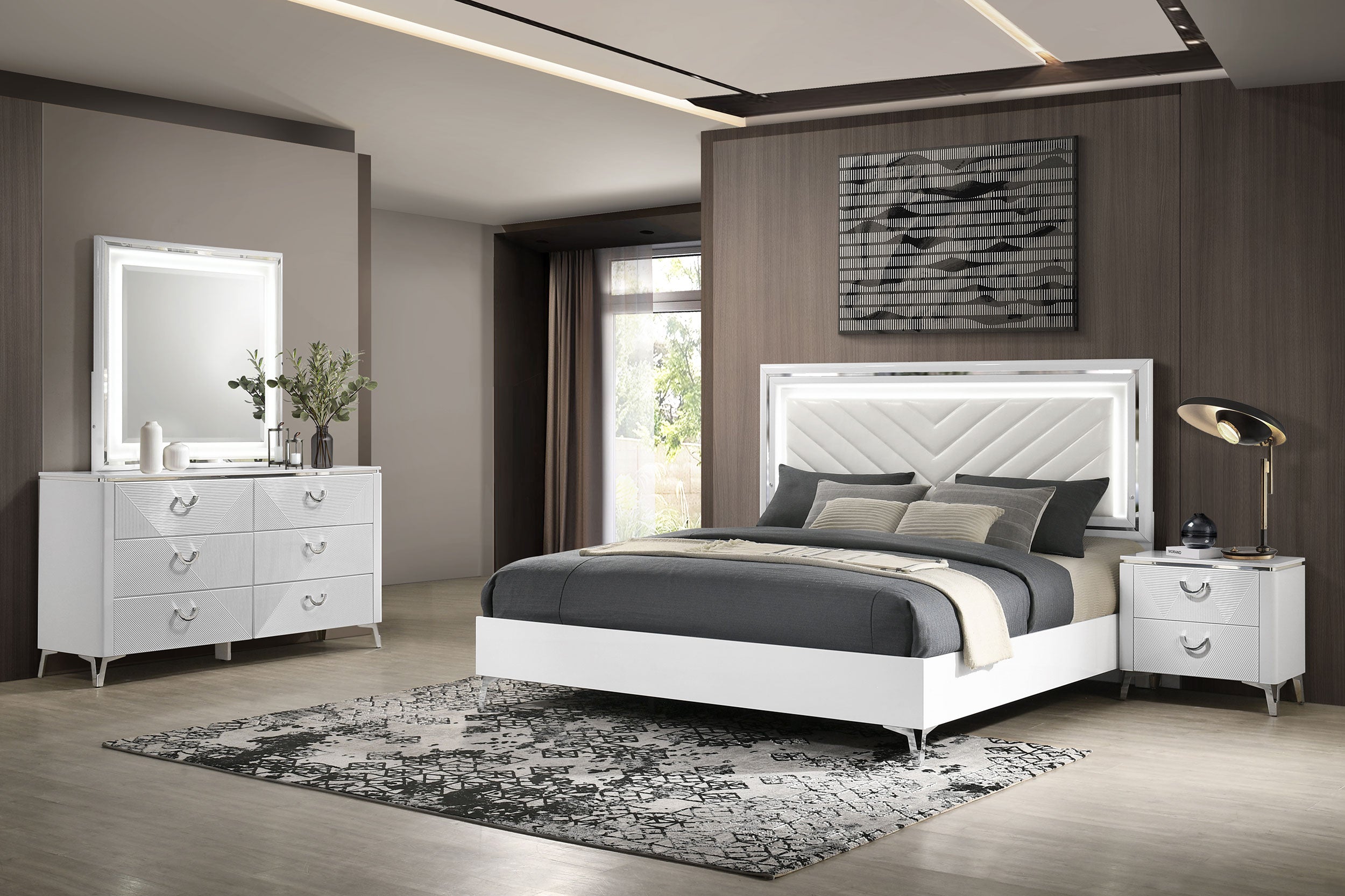 Cassia Bedroom Set - Romeo & Juliet Furniture (Warren,MI)