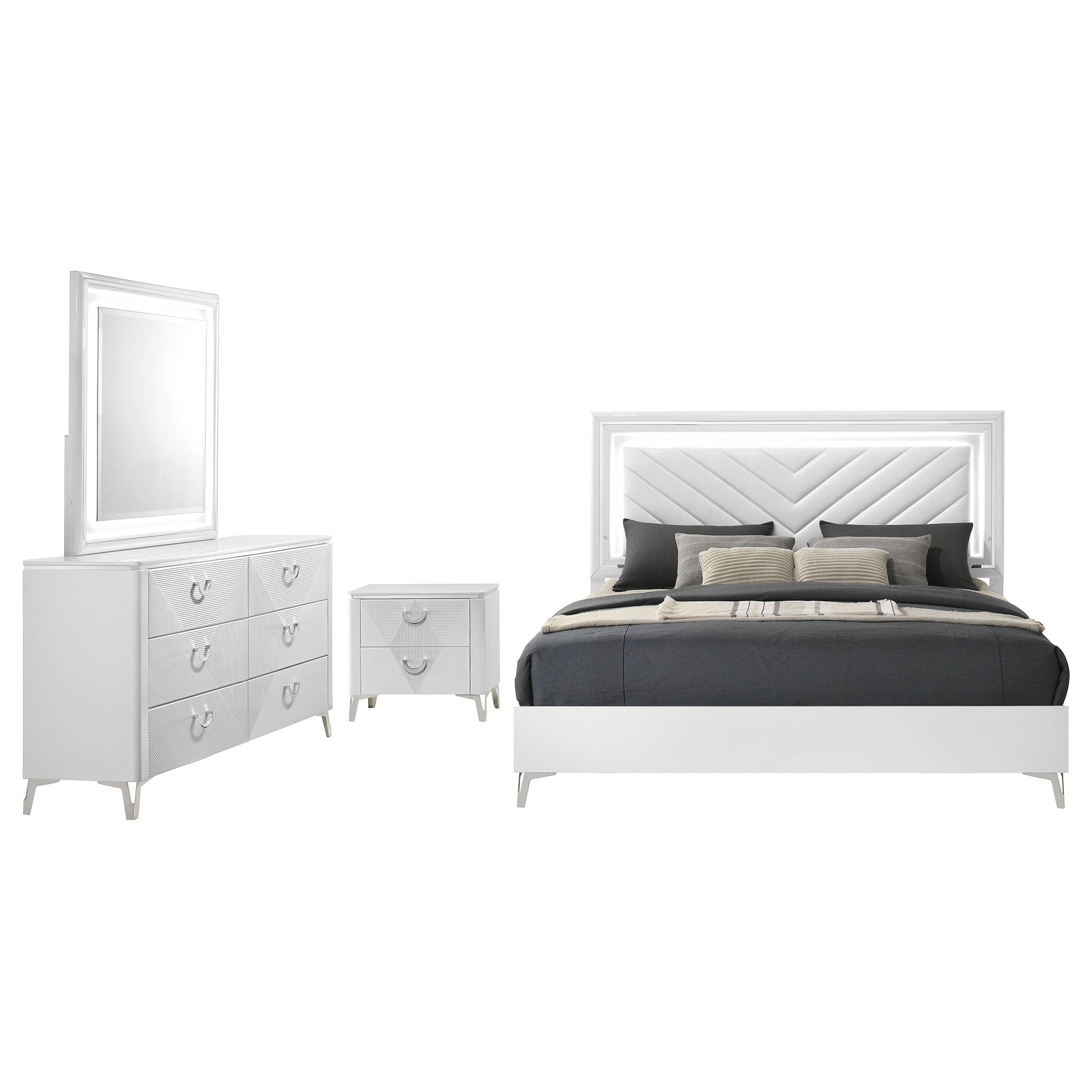 Cassia Bedroom Set - Romeo & Juliet Furniture (Warren,MI)