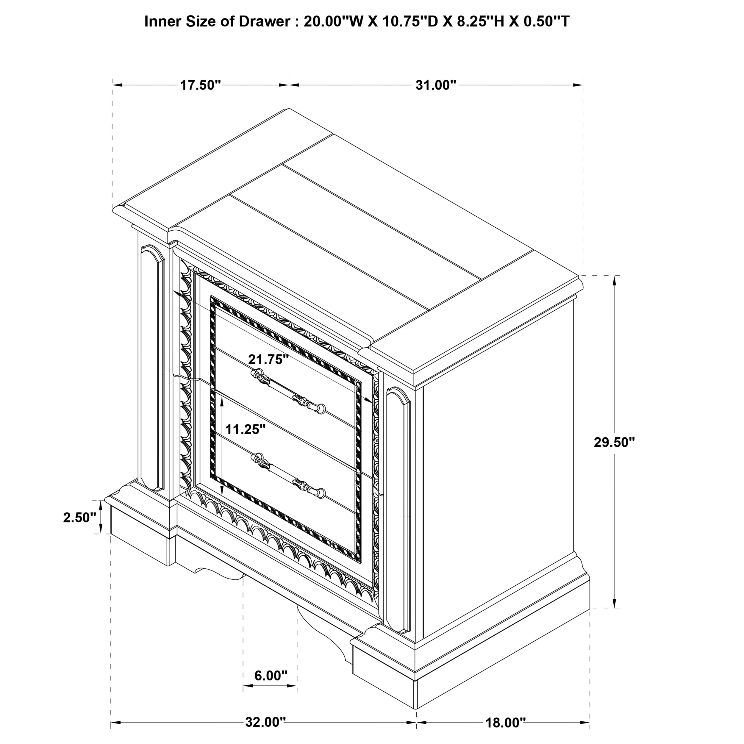 McKinney Bedroom Set - Romeo & Juliet Furniture (Warren,MI)