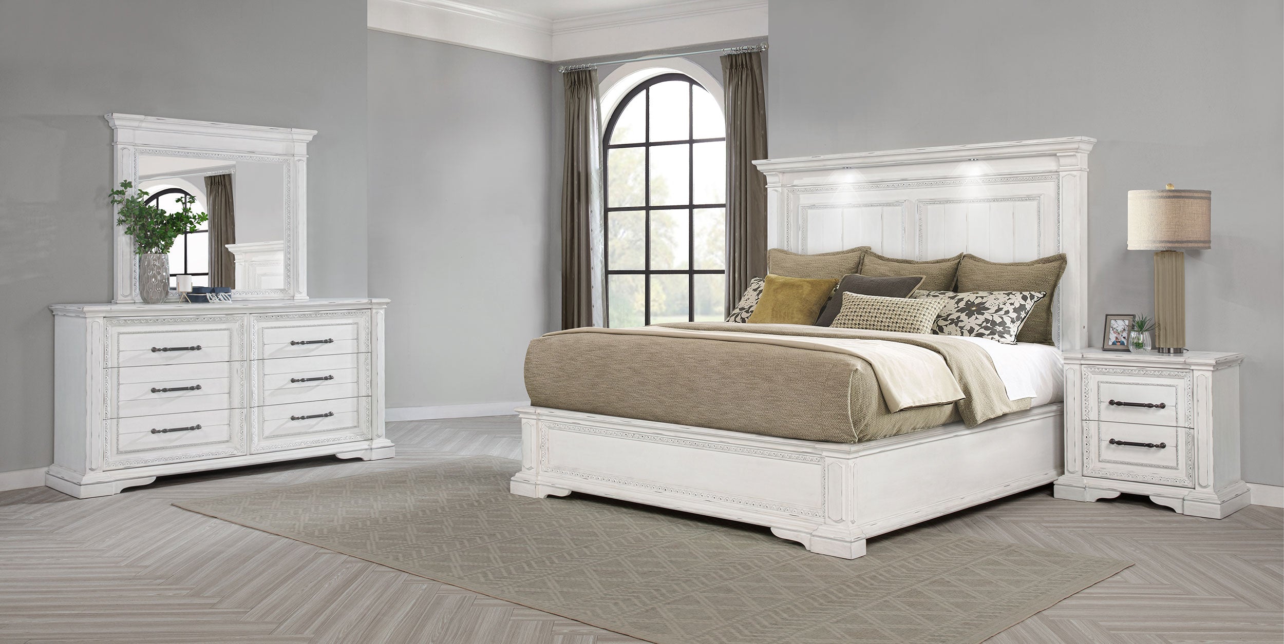 McKinney Bedroom Set - Romeo & Juliet Furniture (Warren,MI)