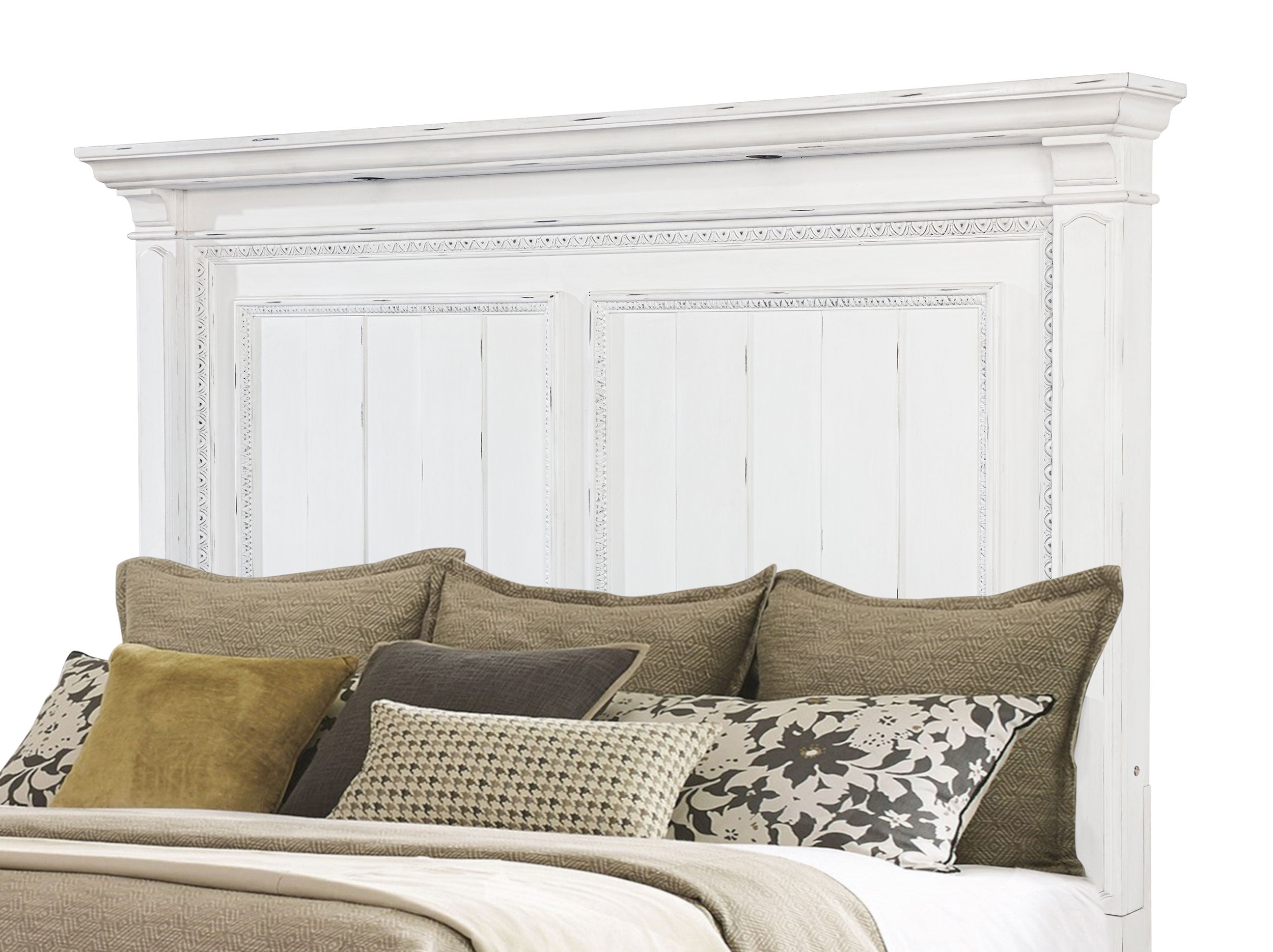 McKinney Panel Bed with LED Lighting - Romeo & Juliet Furniture (Warren,MI)