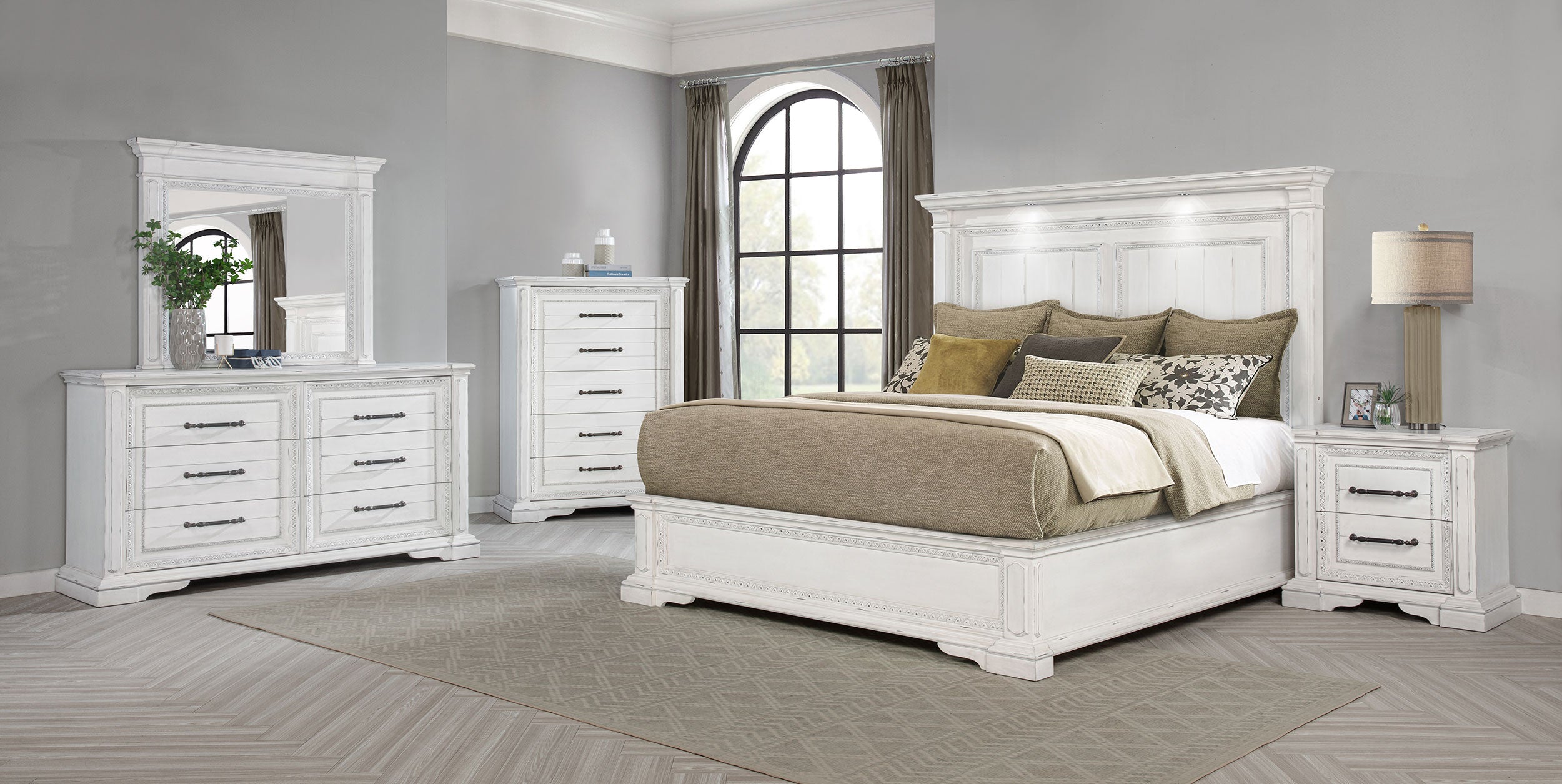 McKinney Bedroom Set - Romeo & Juliet Furniture (Warren,MI)