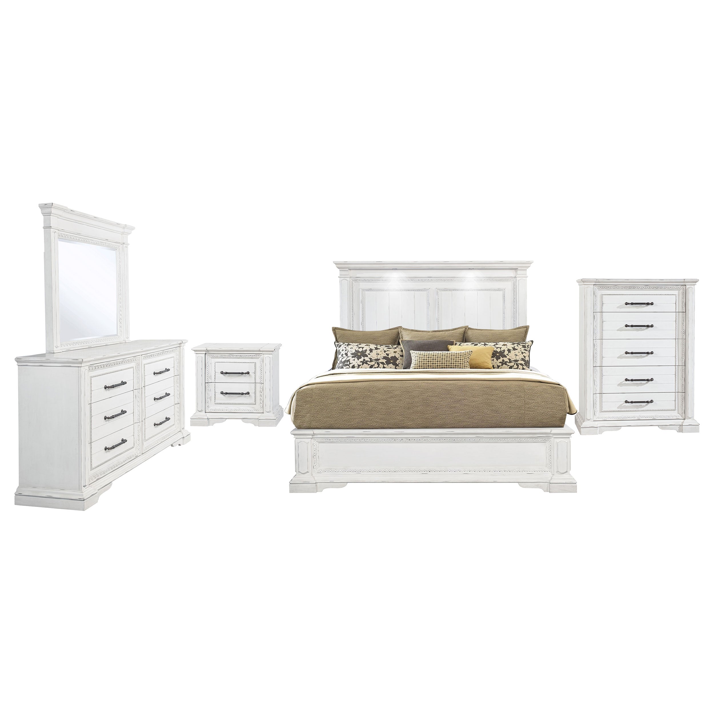 McKinney Bedroom Set - Romeo & Juliet Furniture (Warren,MI)