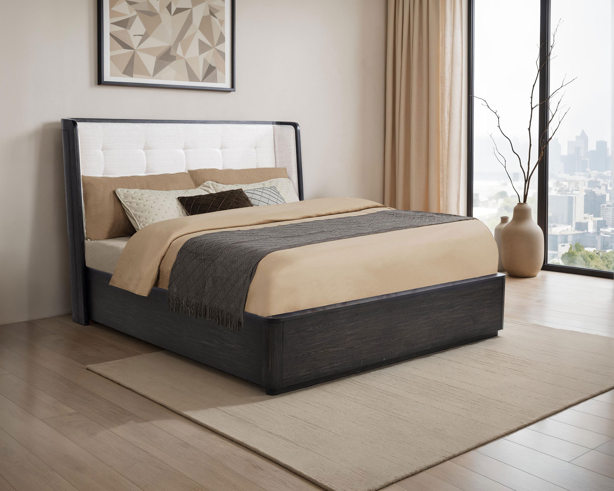Leandro Wingback Bed