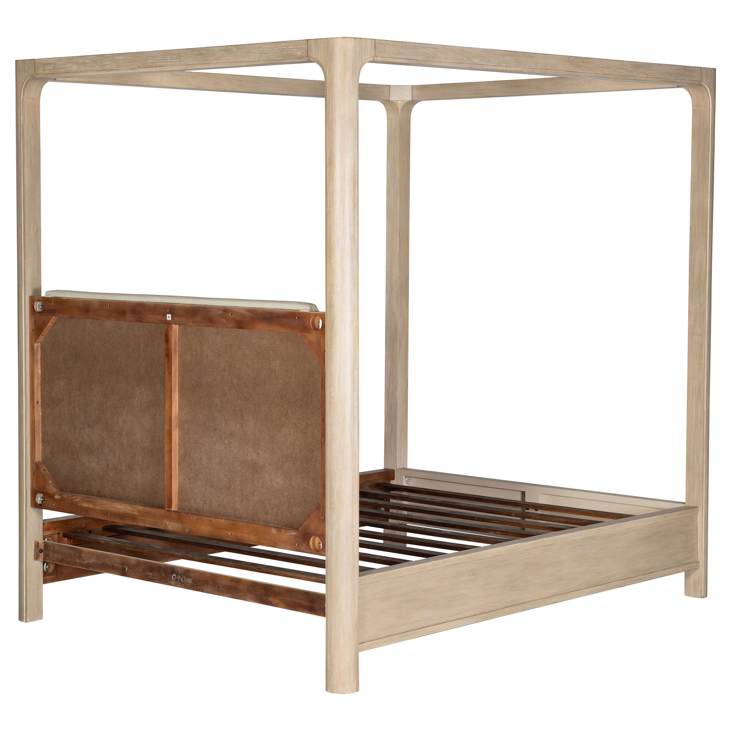 Solano Canopy Panel Platform Bed - Romeo & Juliet Furniture (Warren,MI)