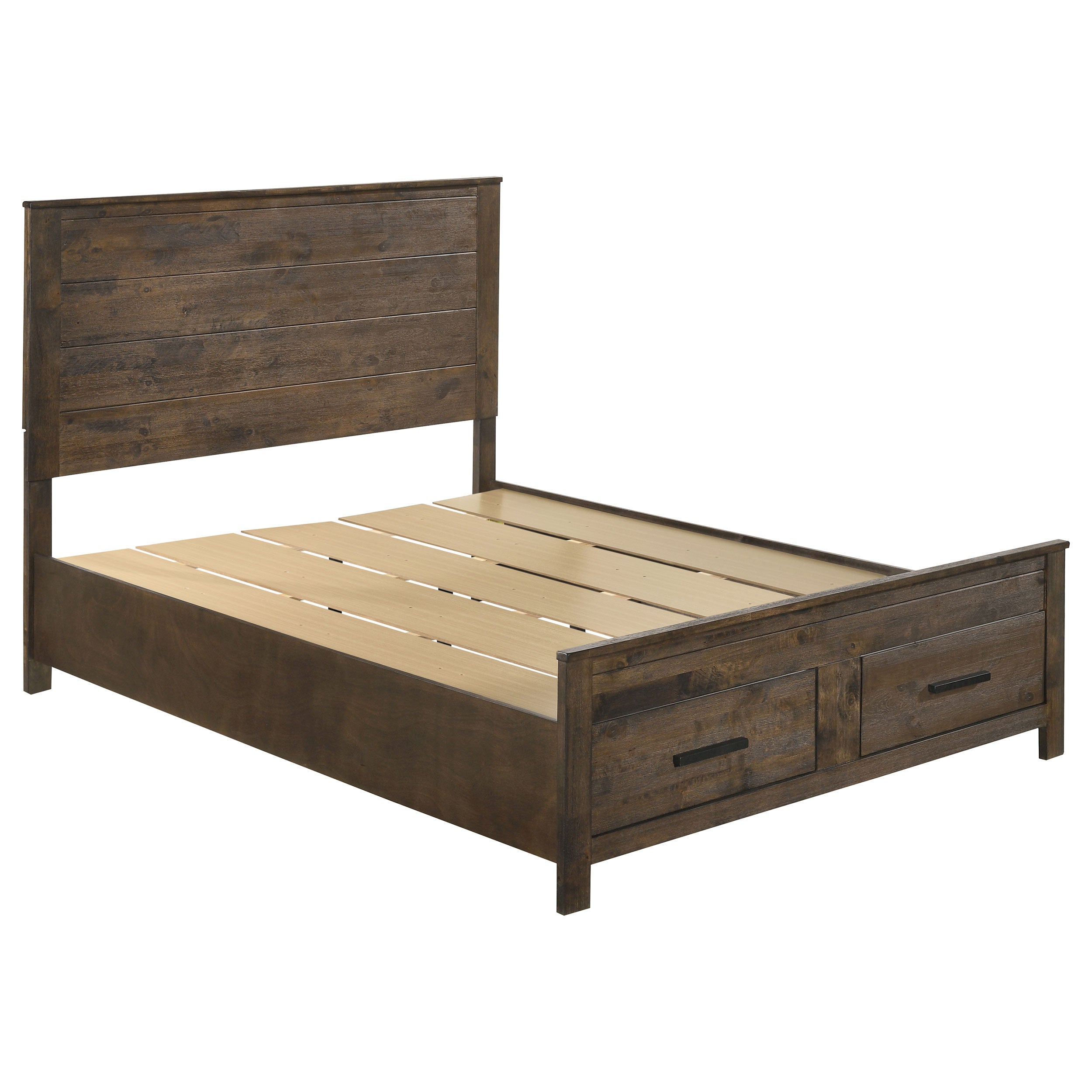 Woodmont Panel Platform Storage Bed - Romeo & Juliet Furniture (Warren,MI)