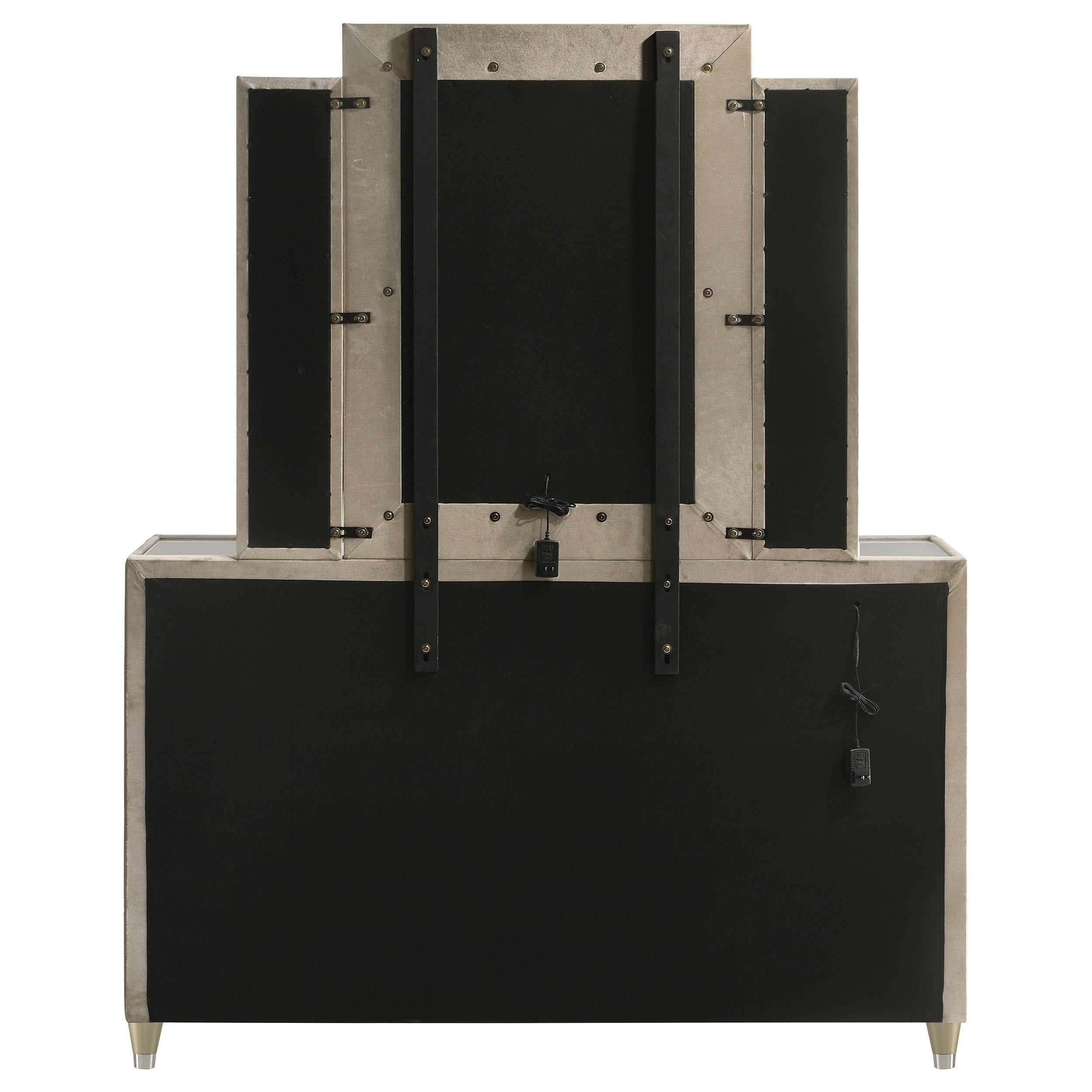 Lorient LED Dresser with LED Mirror - Romeo & Juliet Furniture (Warren,MI)