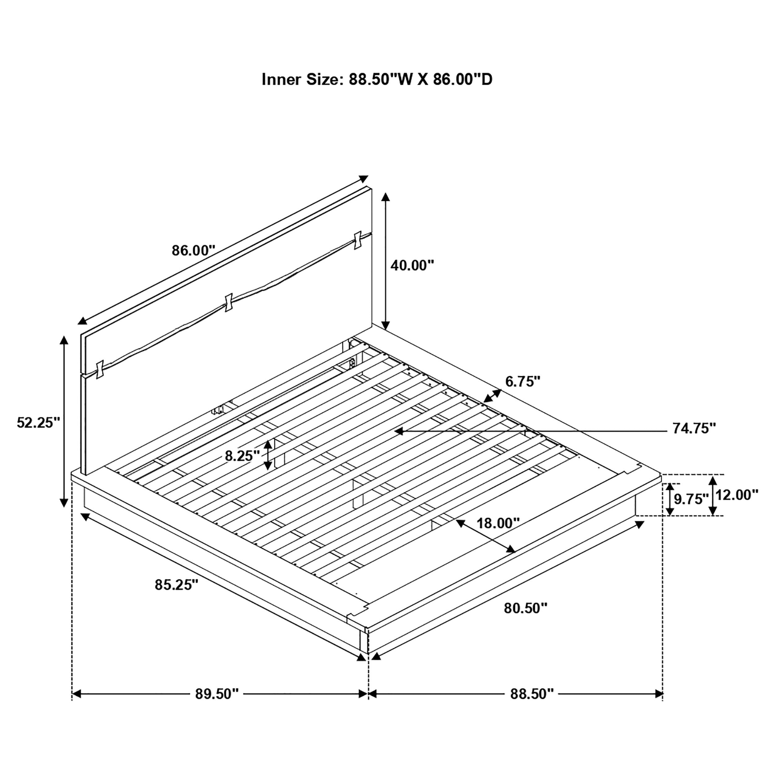 Winslow Panel Platform Bed