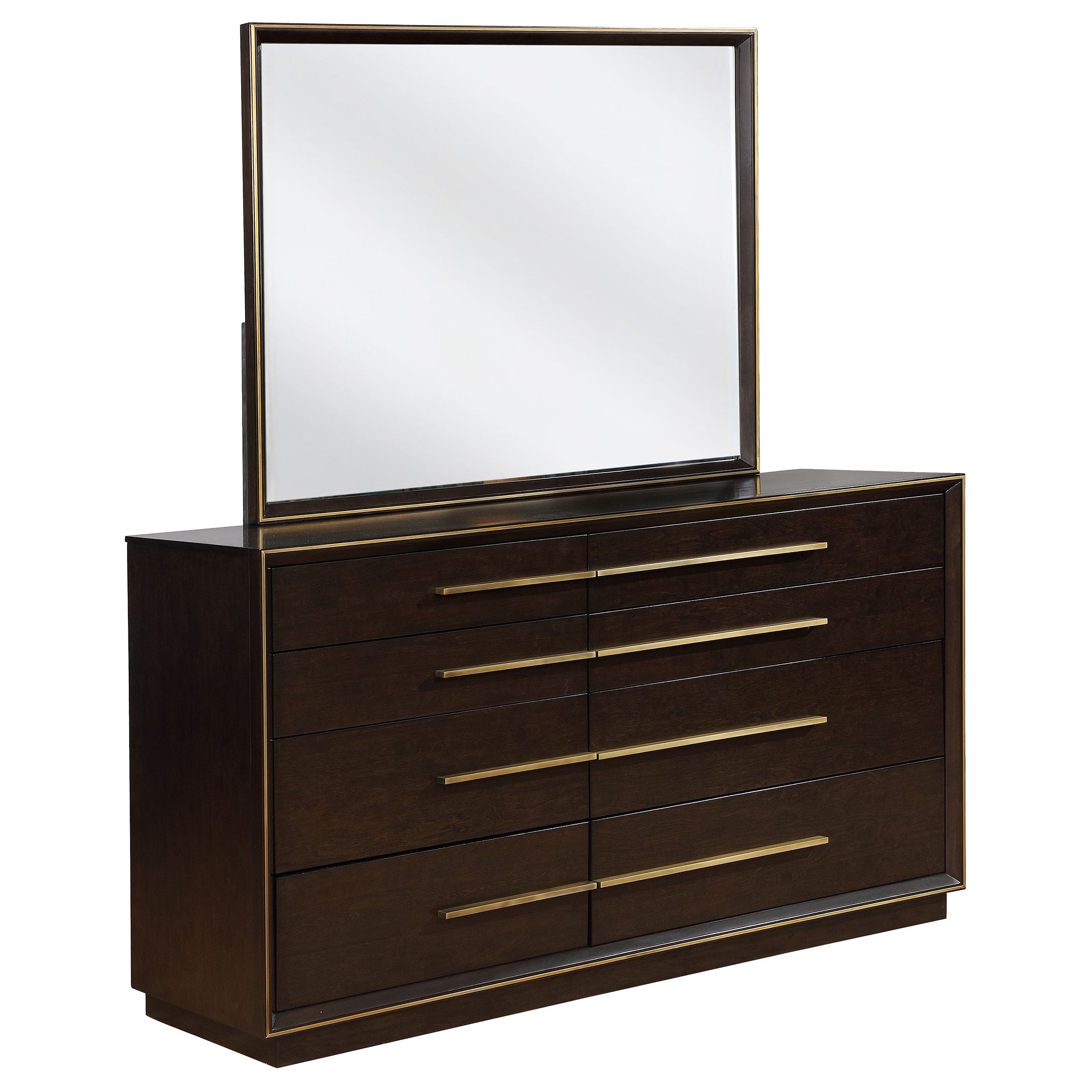 Durango Dresser with Mirror - Romeo & Juliet Furniture (Warren,MI)