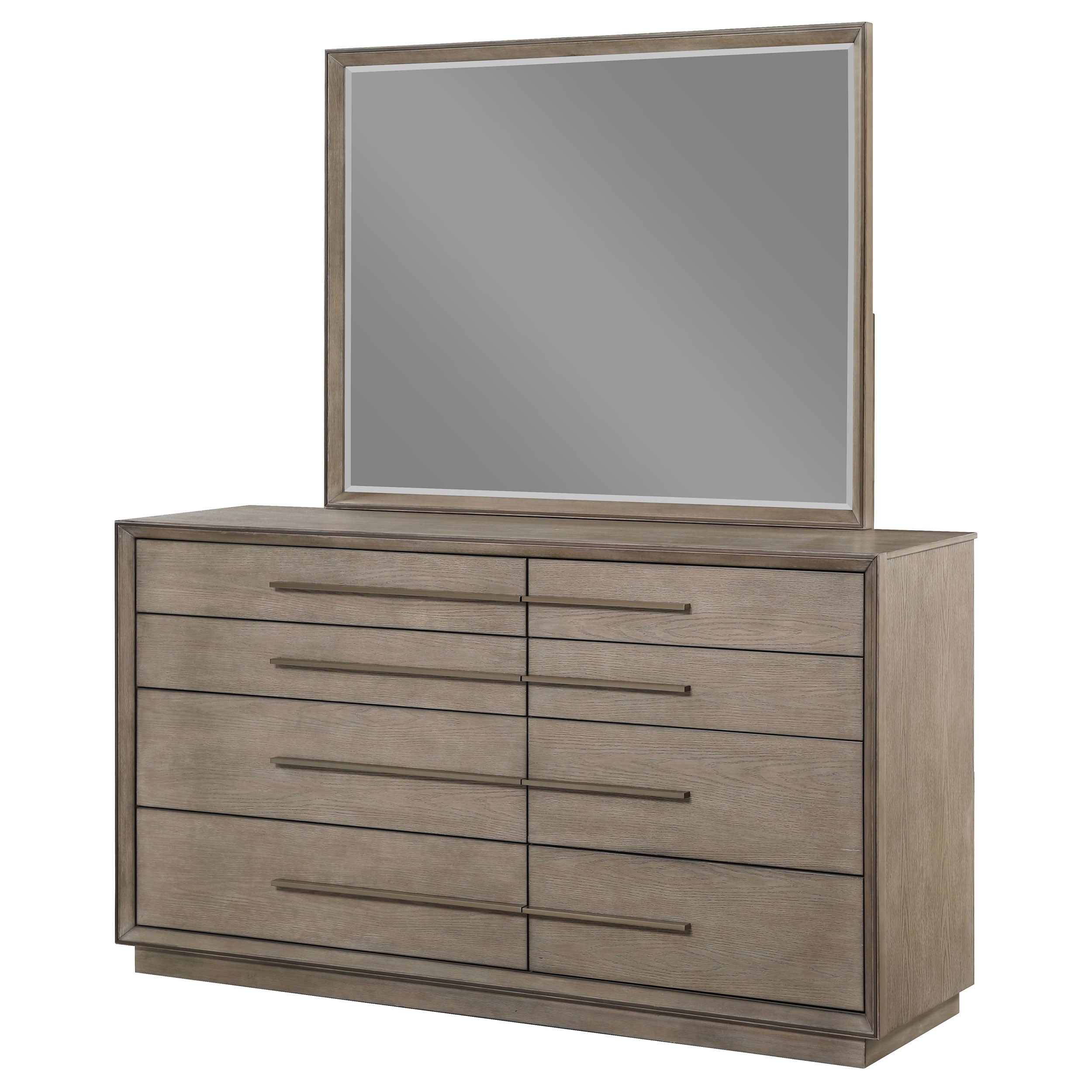 Durango Dresser with Mirror - Romeo & Juliet Furniture (Warren,MI)
