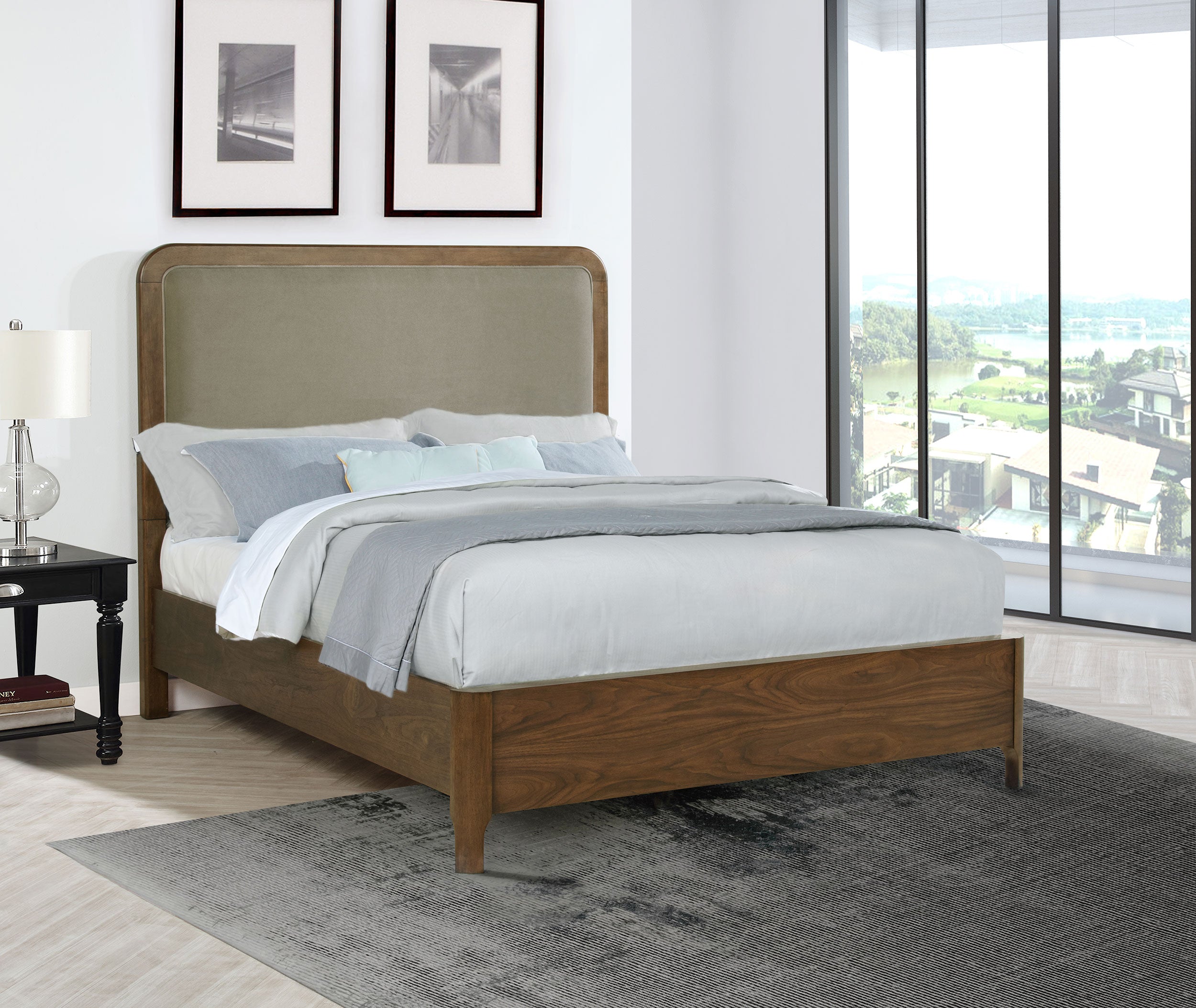 Maderia Panel Bed - Romeo & Juliet Furniture (Warren,MI)