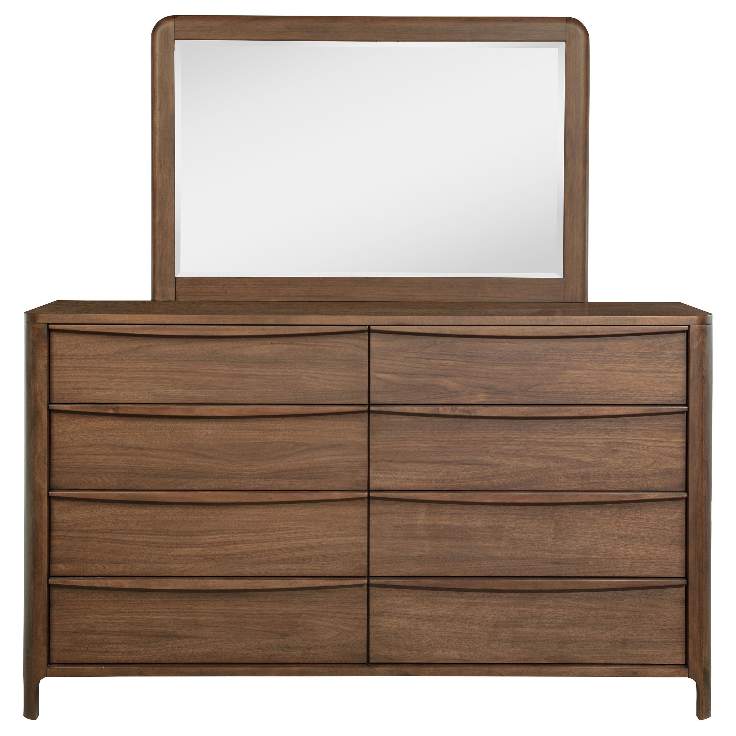 Maderia Dresser with Mirror - Romeo & Juliet Furniture (Warren,MI)